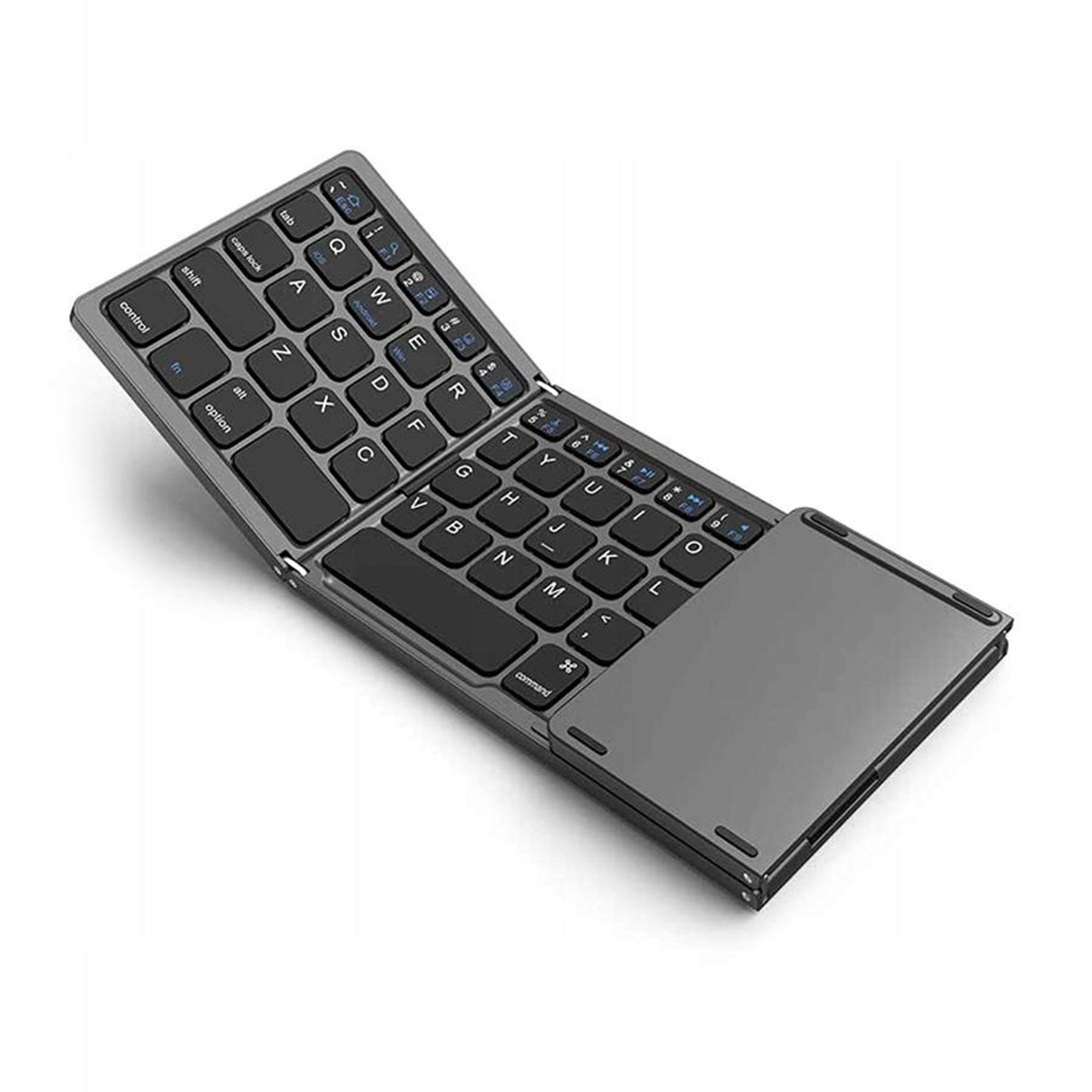 Składana Bezprzewodowa Klawiatura Smartfon Android iPhone BT 15m Touchpad