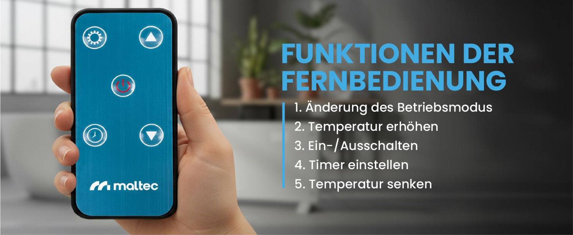 Konvektorheizung mit Fernbedienung Heizgerät