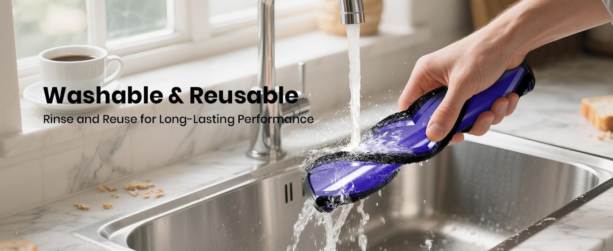 Bürste Kompatibel für Dyson V7,V8,V10,V11,V15 Staubsauger, Elektrobürste mit 2 Direktantrieb, mit Laser-LED, für Hartboden und KurzflorigeTeppiche