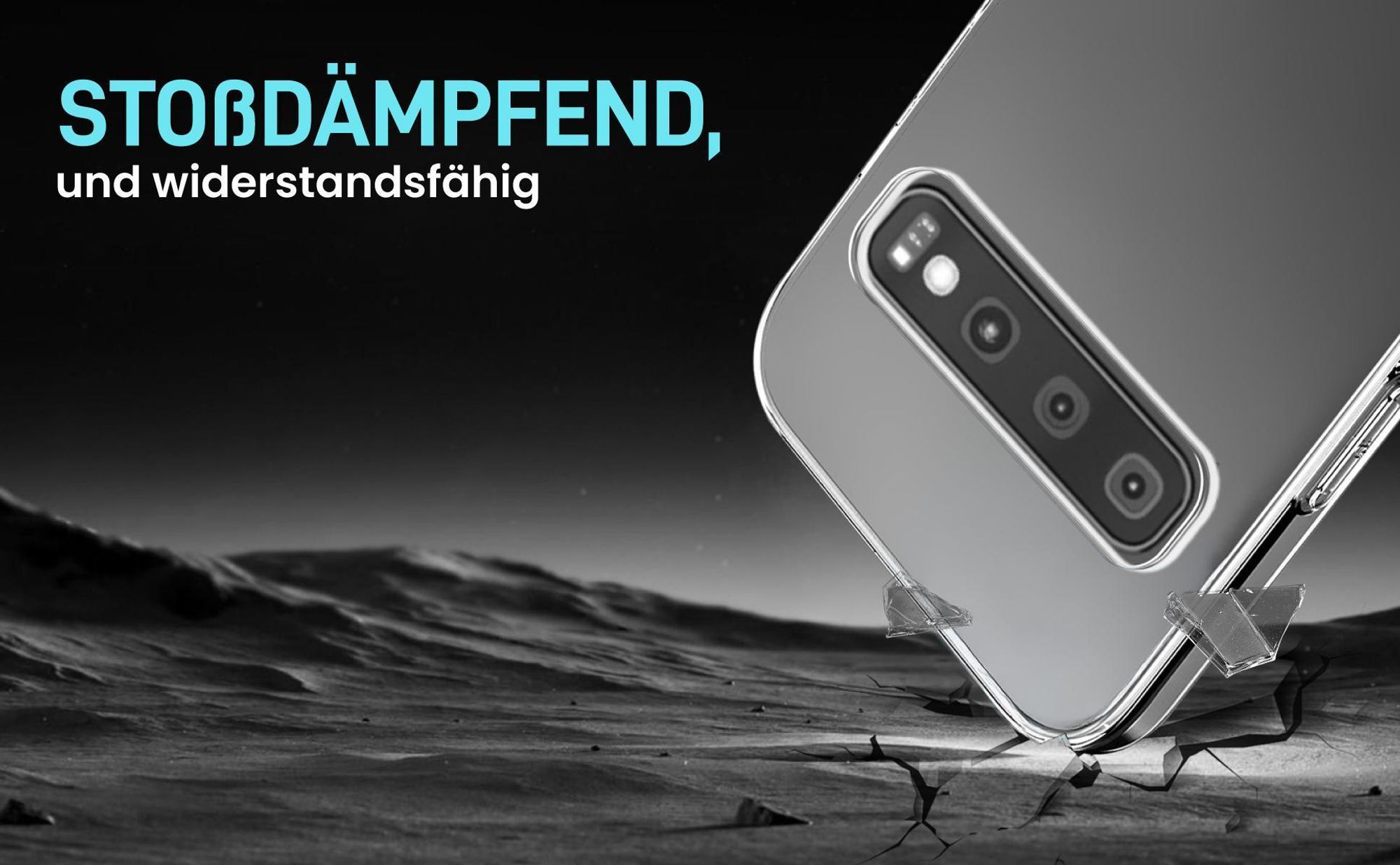 Backcover für Samsung Galaxy S10 - unterstützt kabelloses Laden auch mit Hülle