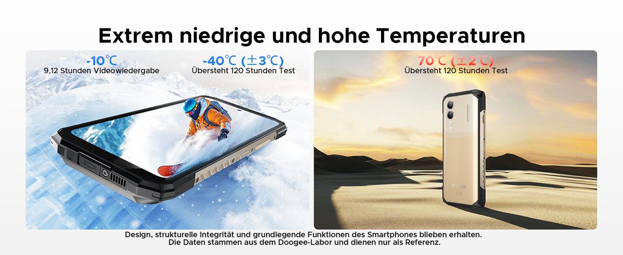 DOOGEE Blade20 Turbo Smartphone Handy, 5G, Android 15, 6,6" 90Hz, 10300mAh Akku, 33W, 8GB+256GB, 50MP, NFC, Fingerabdruck, ohne Vertrag