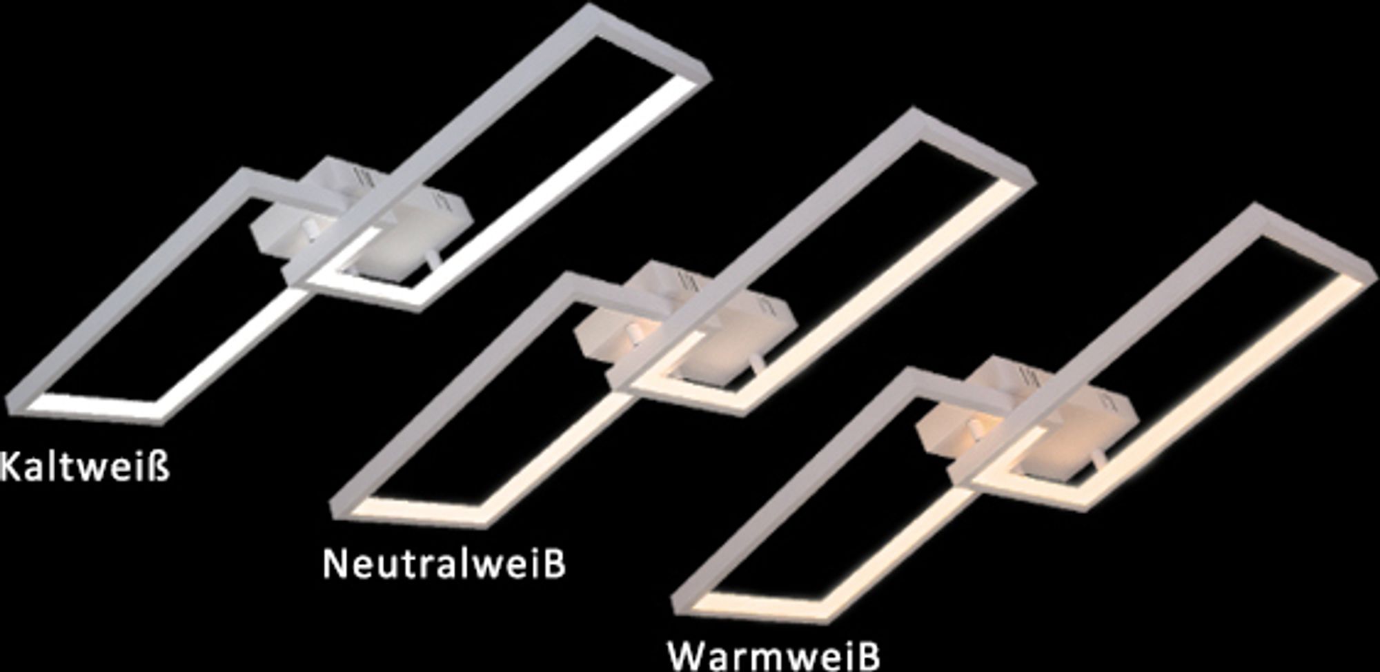 ZMH LED Deckenleuchte Weiß Wohnzimmer Dimmbar mit Fernbedienung Metall 40W  für Schlafzimmer Esszimmer Wohnzimmer Arbeitszimmer Flur