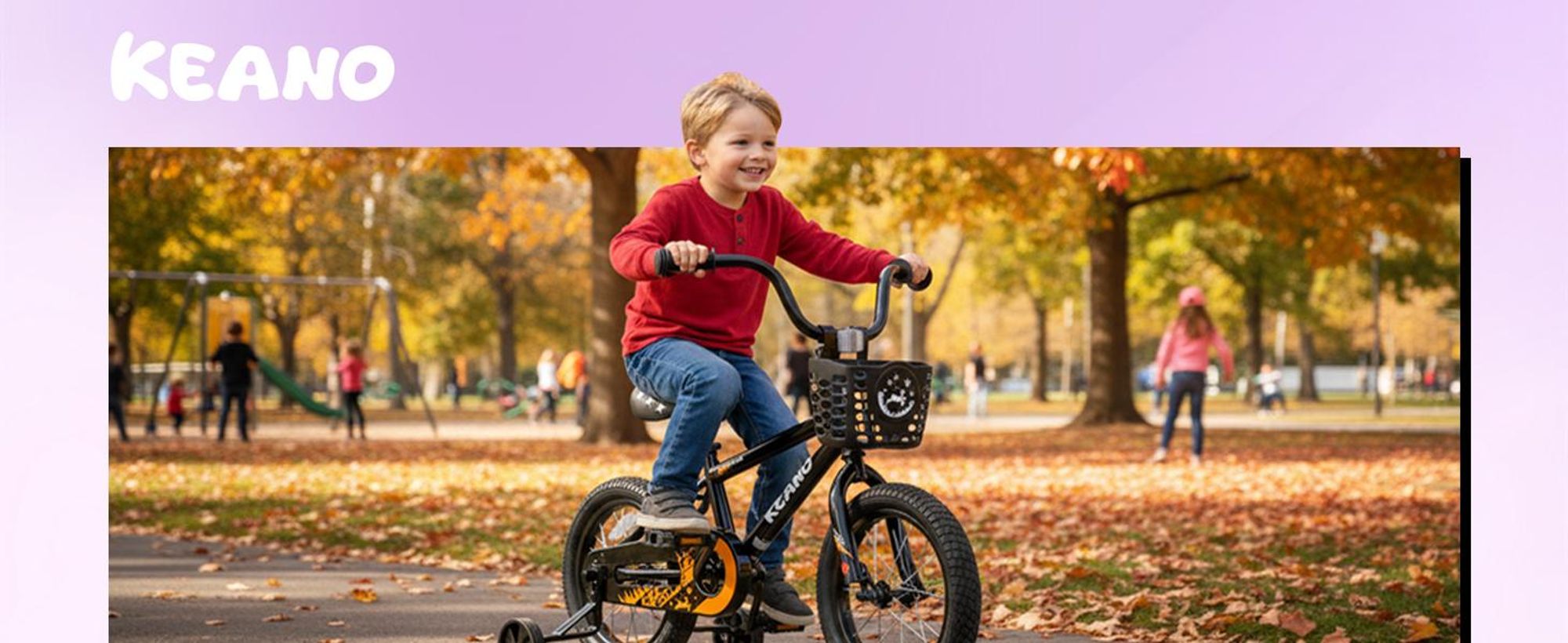 Joystar 16 Zoll-Kinderfahrrad für Jungen und Mädchen im Alter von 3 bis 8 Jahren, Kindergeschenk mit Stützrädern, Korb, geschlossenem Kettenschutz