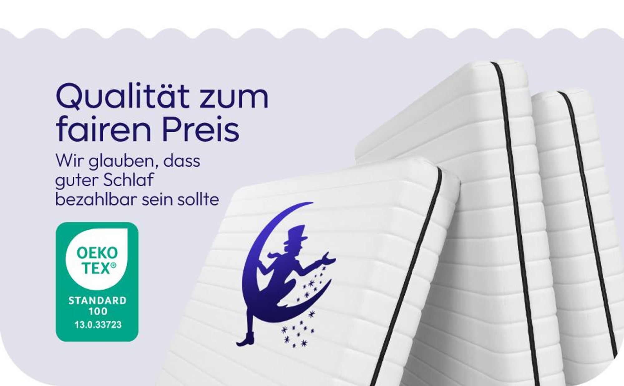 7-Zonen Ergonomische Matratze 120x190 H2 / H3 hochwertige Qualität
