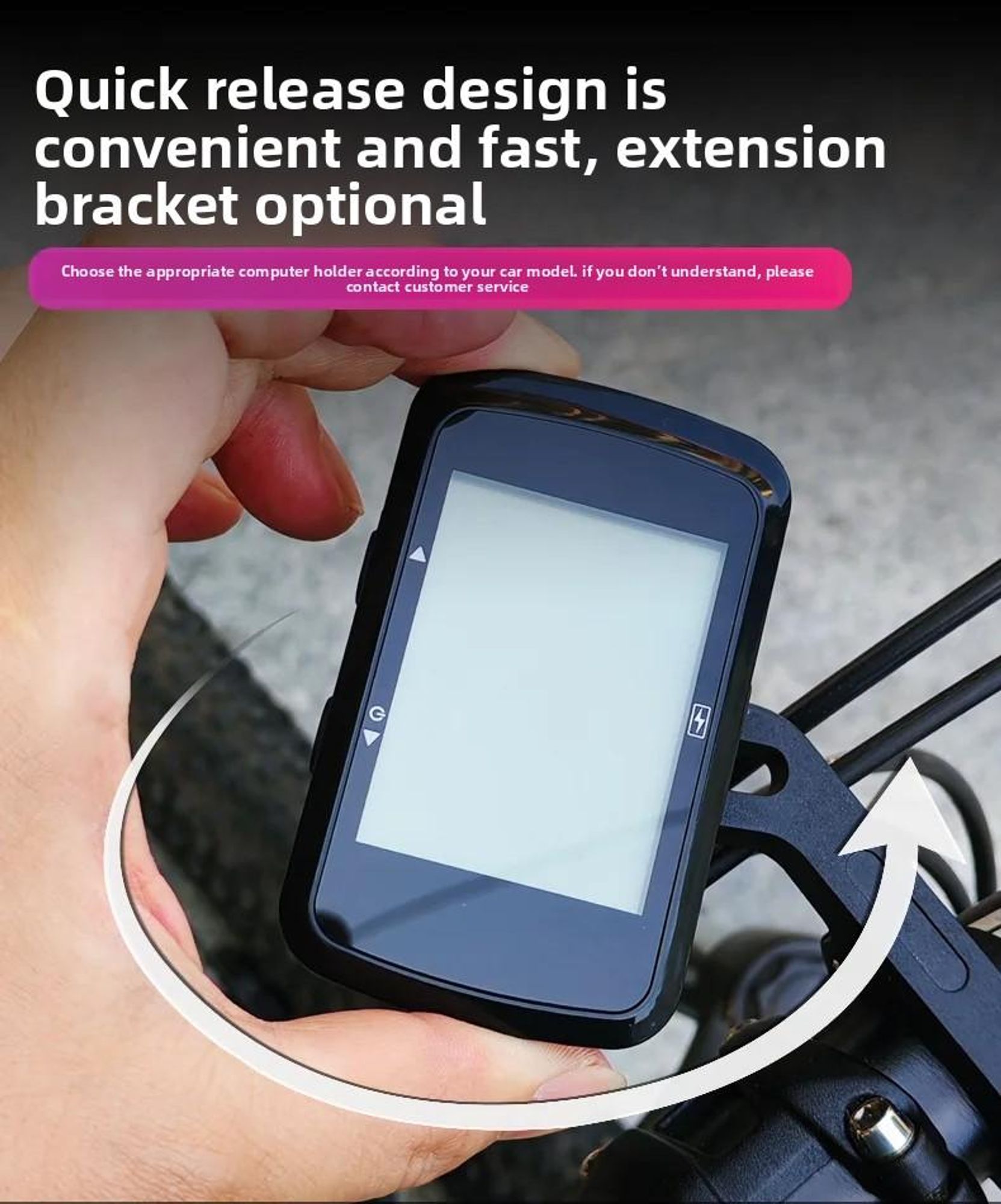 GPS-Fahrradcomputer, kabellos, wasserdicht, 2,4-Zoll-Bildschirm, Tachometer, Kilometerzähler, ANT+, Bluetooth 5.0, für Radsporttraining und Navigation