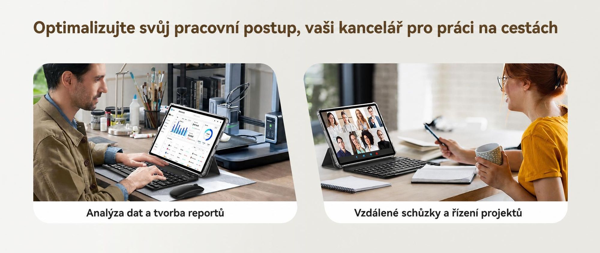 Tablet KOBONA T12Pro 11,5" s displejem BOE 2,8K, Android 16, Helio G100, 32+256 GB, 8000 mAh, duální 4G SIM, Face ID, 13 MP, včetně klávesnice, myši, stylusu a pouzdra