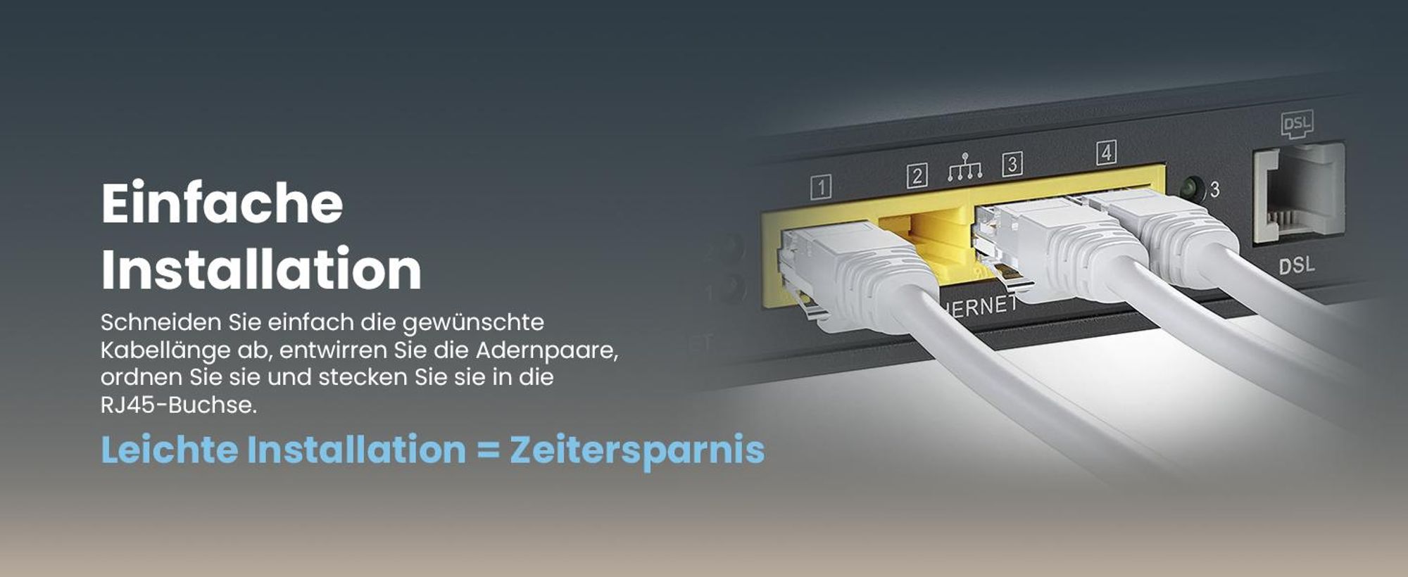 Extralink CAT5E FTP F/UTP V2 Netzwerkkabel Außen 305 m LAN Kabel