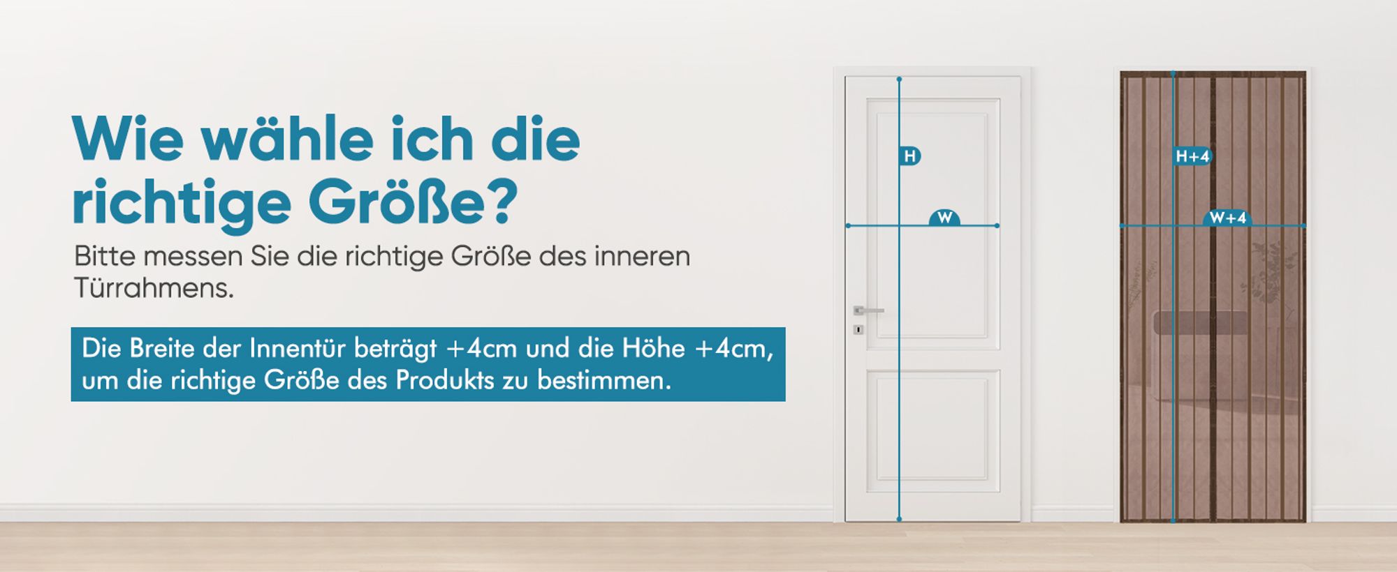 Sekey Fliegengitter tür 80 x 200 cm Magnet Balkontür Insektenschutz ohne bohren Klebemontage für Holz, Eisen, Aluminium Türen Braun