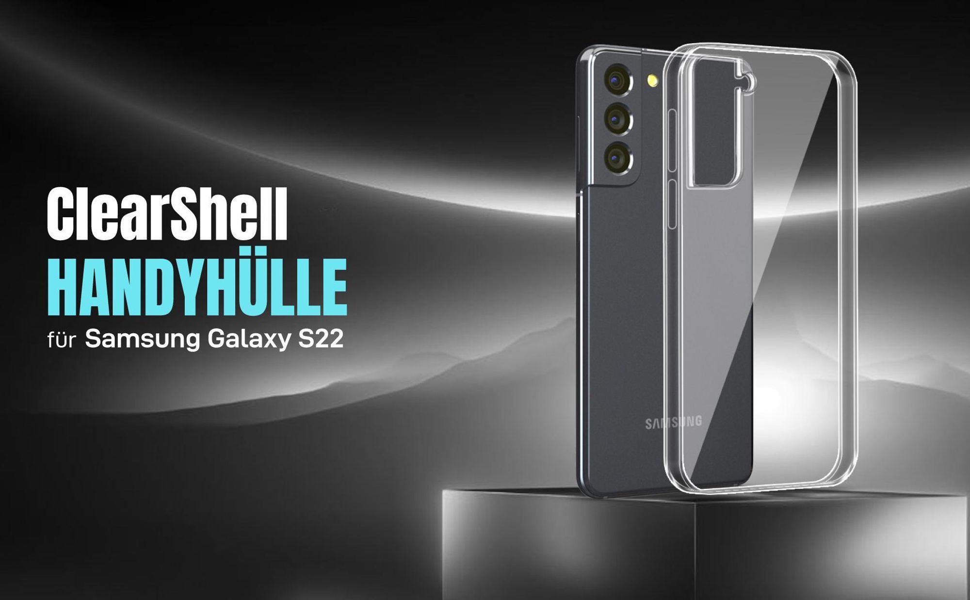 Transparente TPU Handyhülle mit optimiertem Schutz für Samsung Galaxy S22