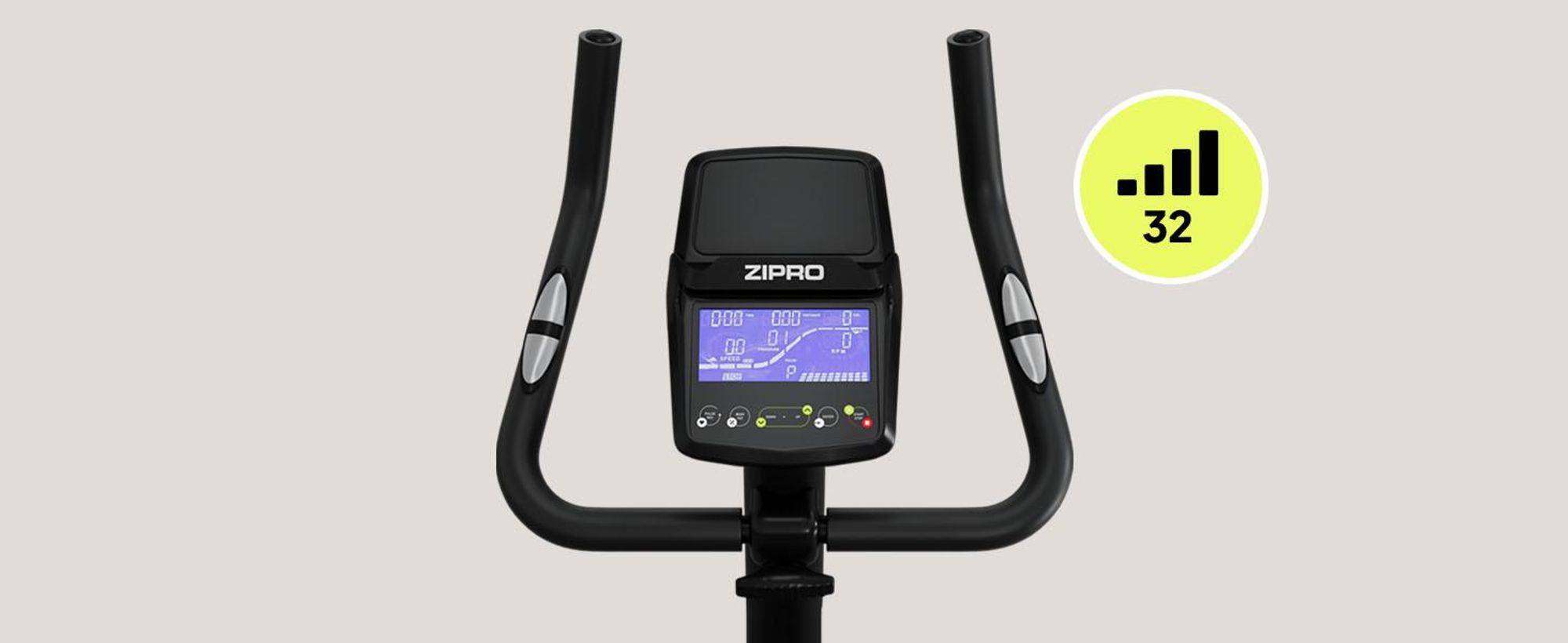 Zipro Ergometer Fahrrad Rave – Elektromagnetischer Heimtrainer mit App-Anbindung 32 Widerstandsstufen & Watt-Programm Verstellbarer Lenker & Sattel