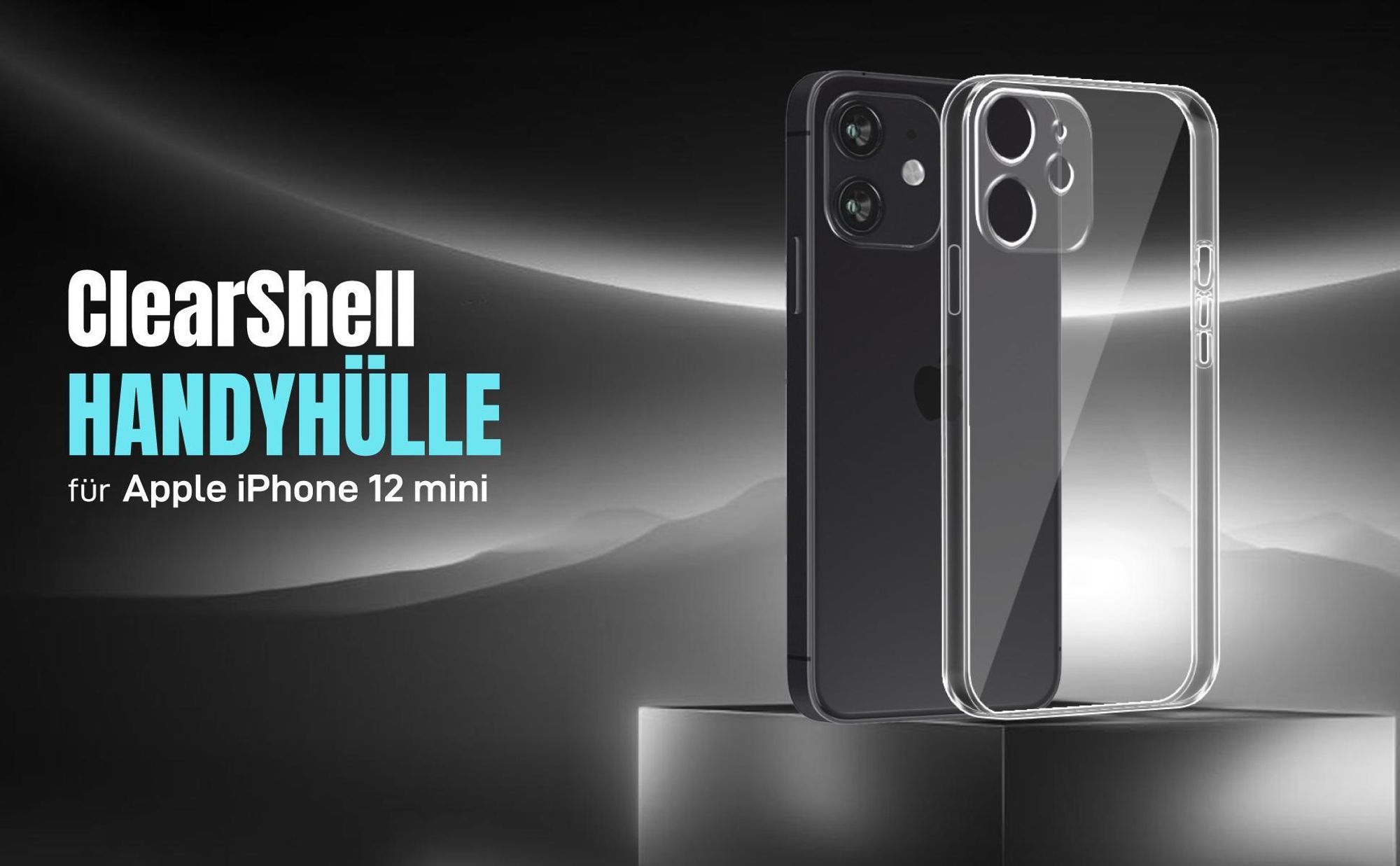 Transparente TPU Handyhülle mit optimiertem Schutz für Apple iPhone 12 mini