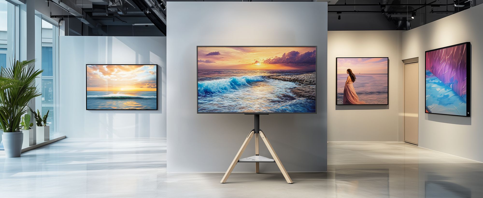 WISFOR TV Standfuss Höhenverstellbar EXTRA STABIL, TV Ständer mit Ablagen aus Marmor, für 40-75 Zoll Fernsehstand, VESA 600x400mm, bis Max 40kg