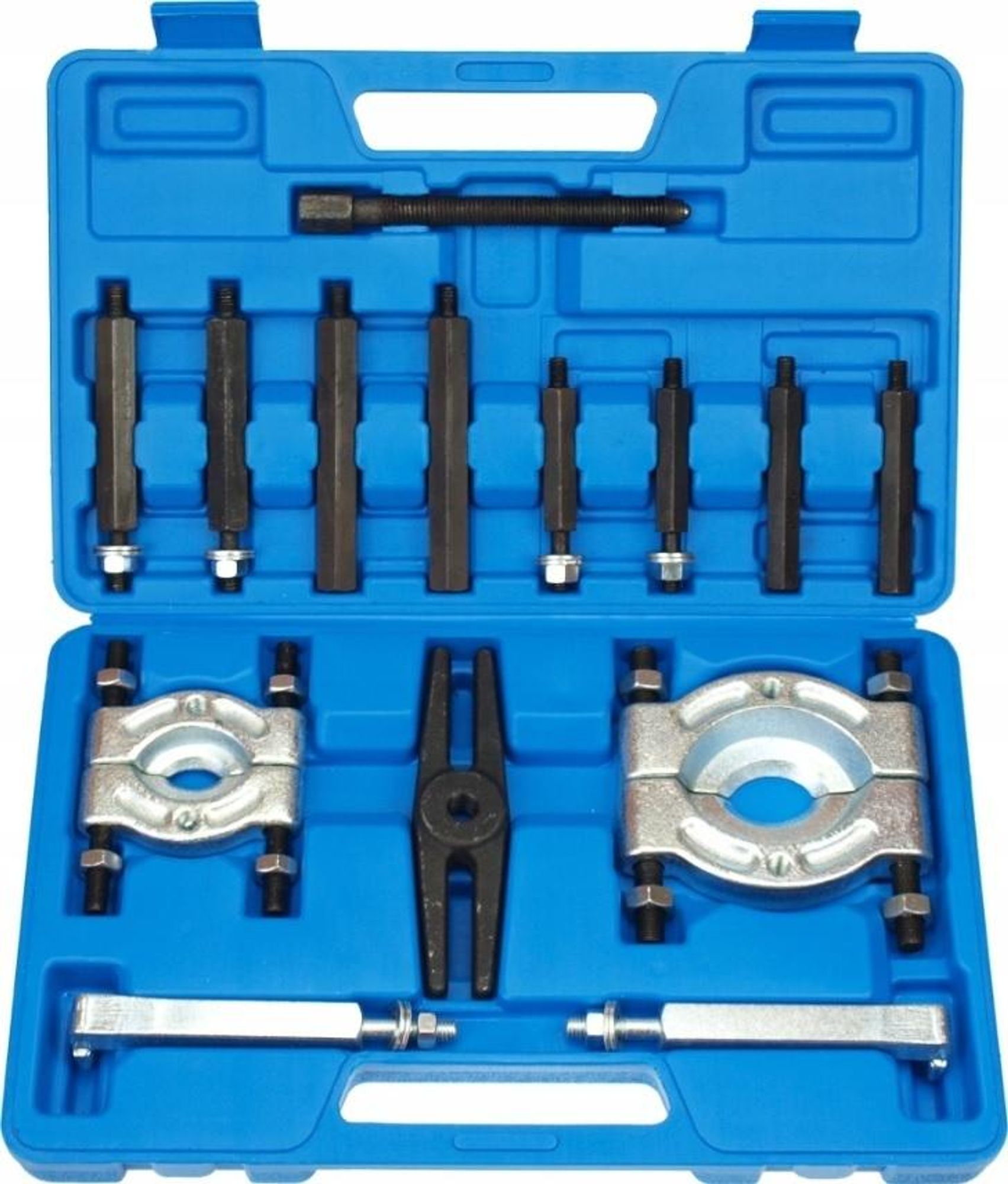 LUXTOM | Lagerabzieher Set, 14 TLG 30-70mm, Polradabzieher, Trennmesser Satz, Lager Abzieher