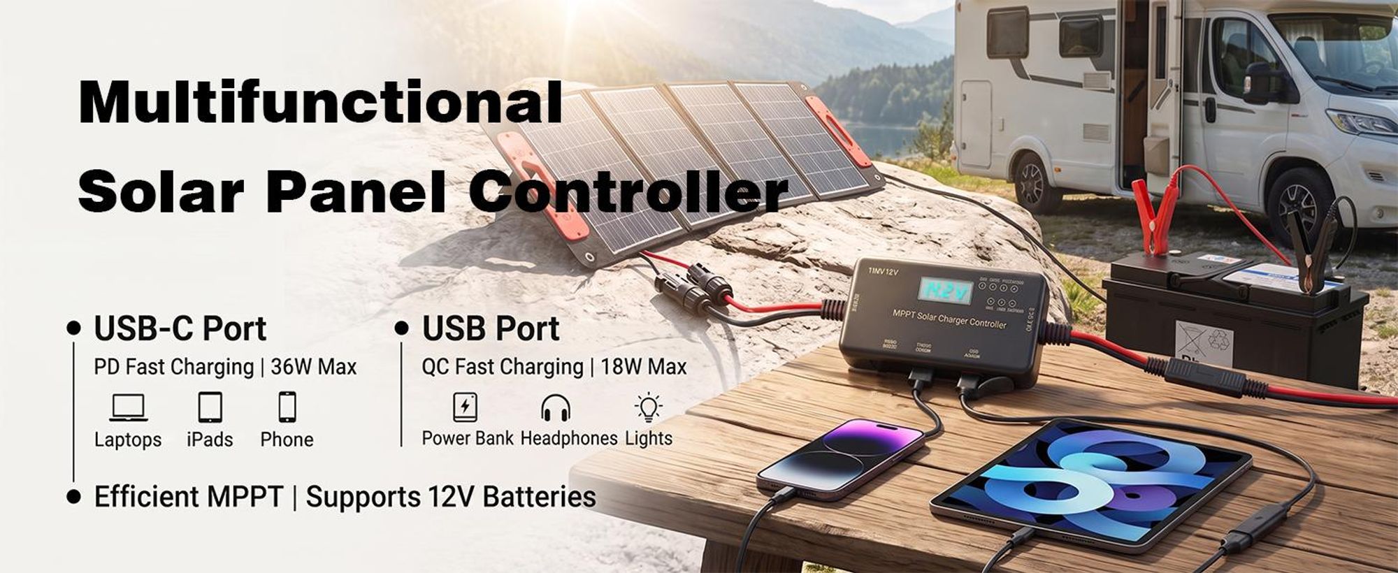 Solar Laderegler,MPPT Solarladeregler,MPPT Laderegler,MPPT Solarladegerät Kontrolleur
