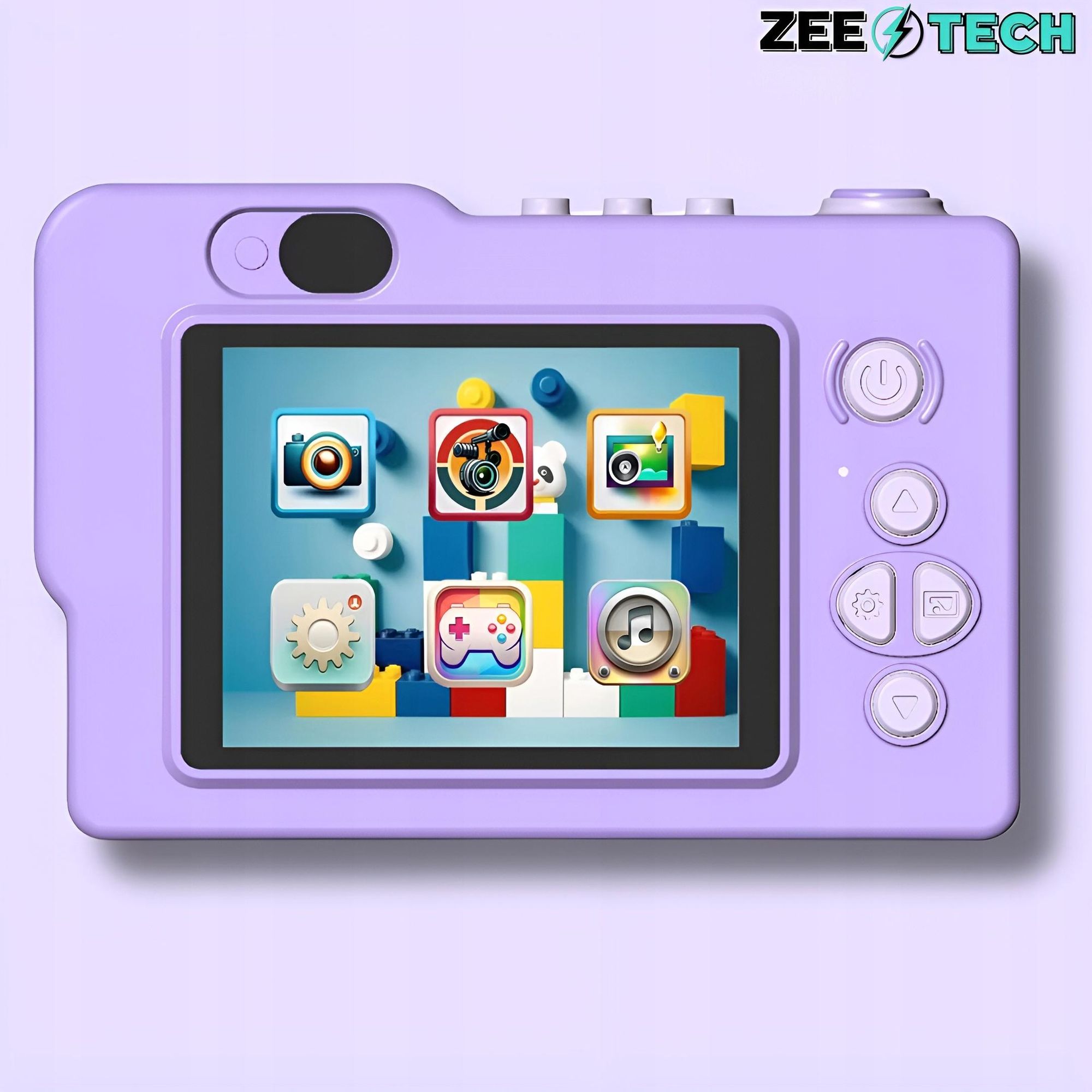 Digitale Kinderkamera 40Mp Selfie-Kamera Spiele + 32Gb Karte