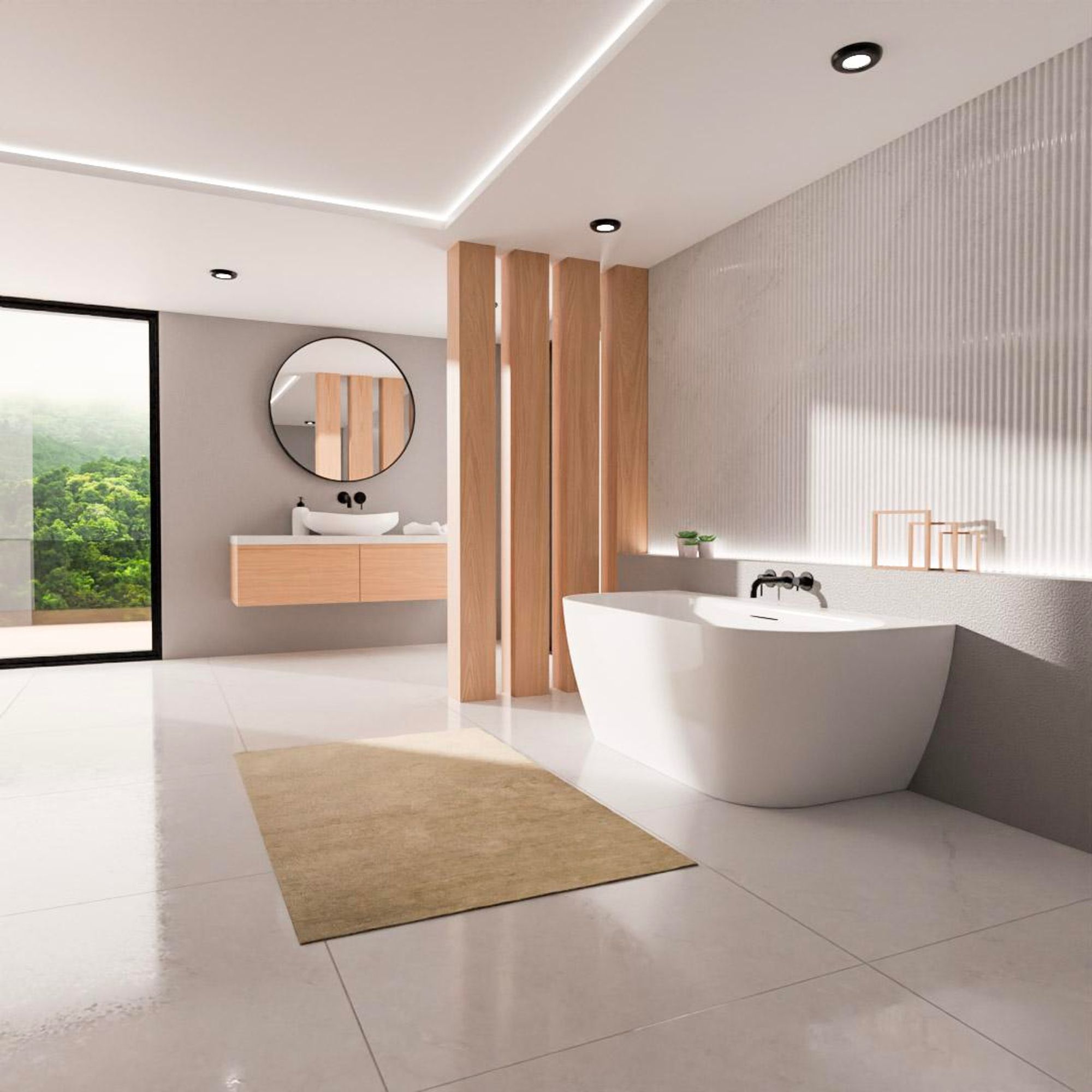ECOLAM Baignoire autoportante Vigoo Wall Slim 160x75 cm | Baignoire à poser contre un mur | siphon slim | set complet