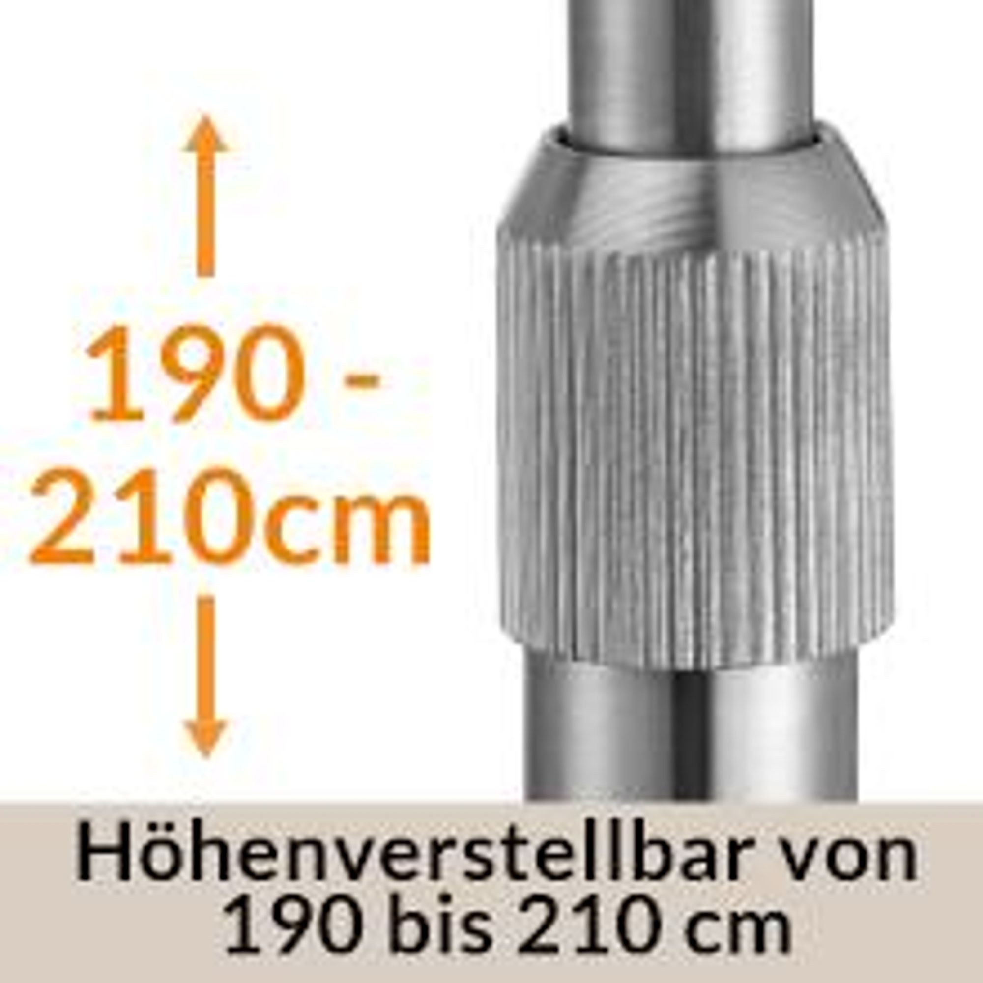 MONZANA Bogenlampe Wohnzimmer Stehlampe gebogen 190-210 cm Marmorfuß Weiß