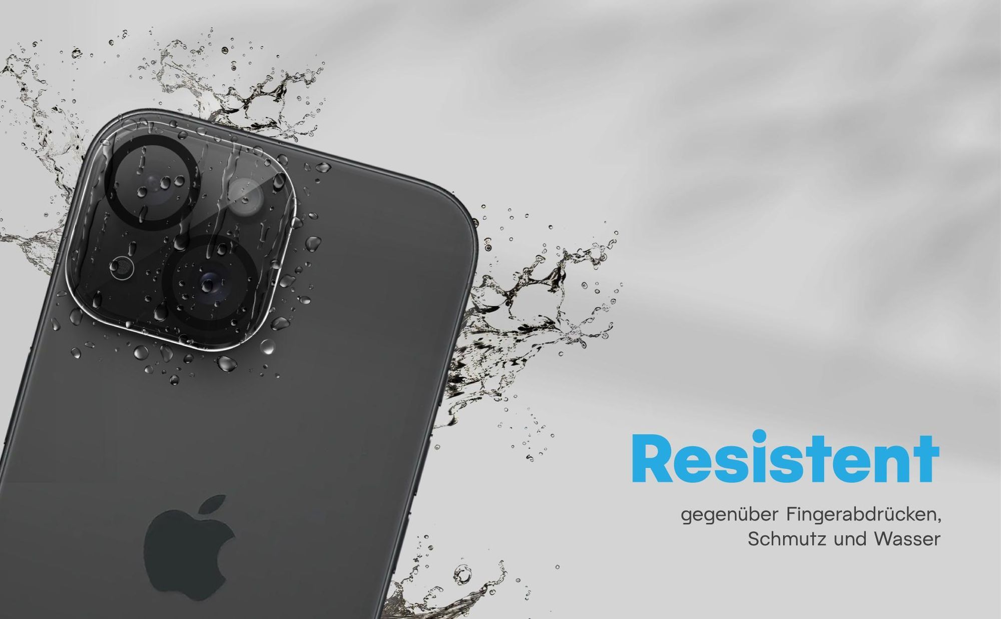 Zweierpack Kameragläser für Apple iPhone 13 - Resistent gegen Fingerabdrücke