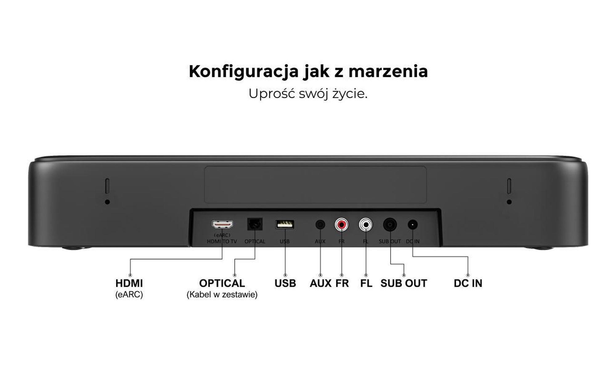 Ultimea Aura A60, 7.1 kan., 350 W, Dolby Atmos, Gra, Film, Muzyka, Noc, Sport, Głos, 98 dB, 75 dB