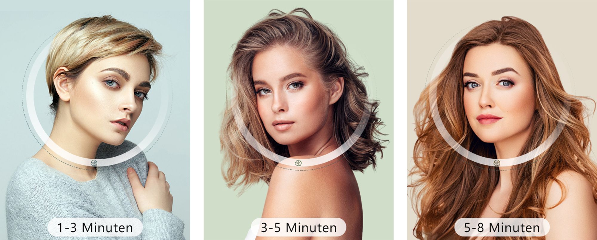 Ionen Föhn AC Motor 2000W Haartrockner, Schnelltrocknen Hair Dryer, Salon Haarfön mit Heiß-/Kalttaste, 3 Fön Concentrators and Diffuser