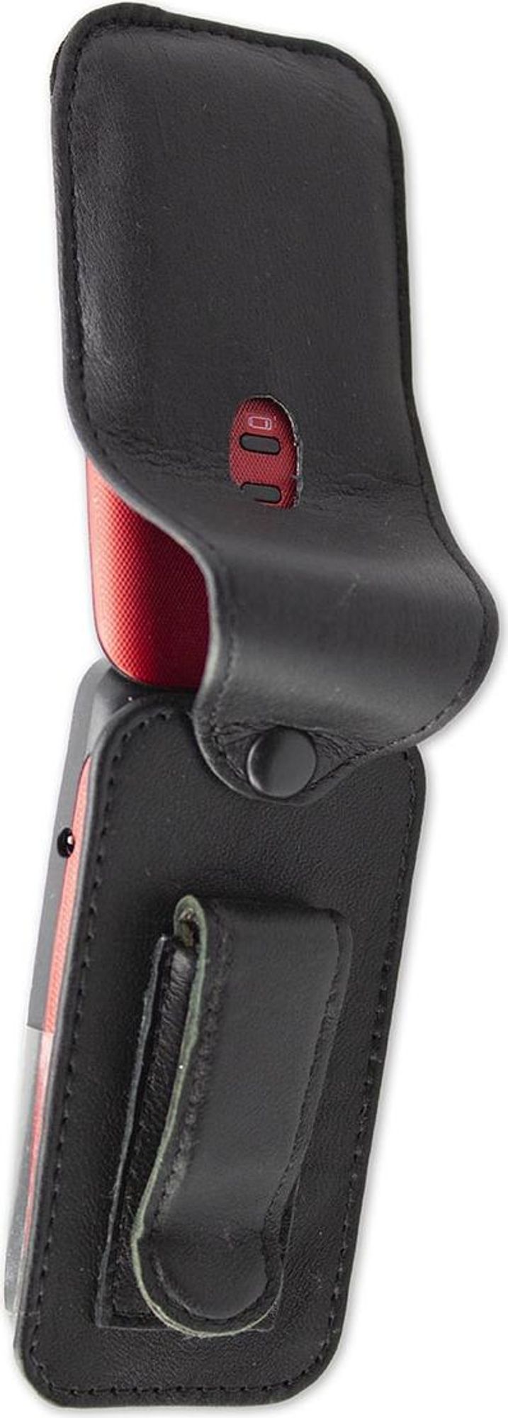 caseroxx Ledertasche mit Gürtelclip kompatibel mit Doro Primo 401 aus Echtleder, Tasche mit Gürtelclip und Sichtfenster  Bild 2