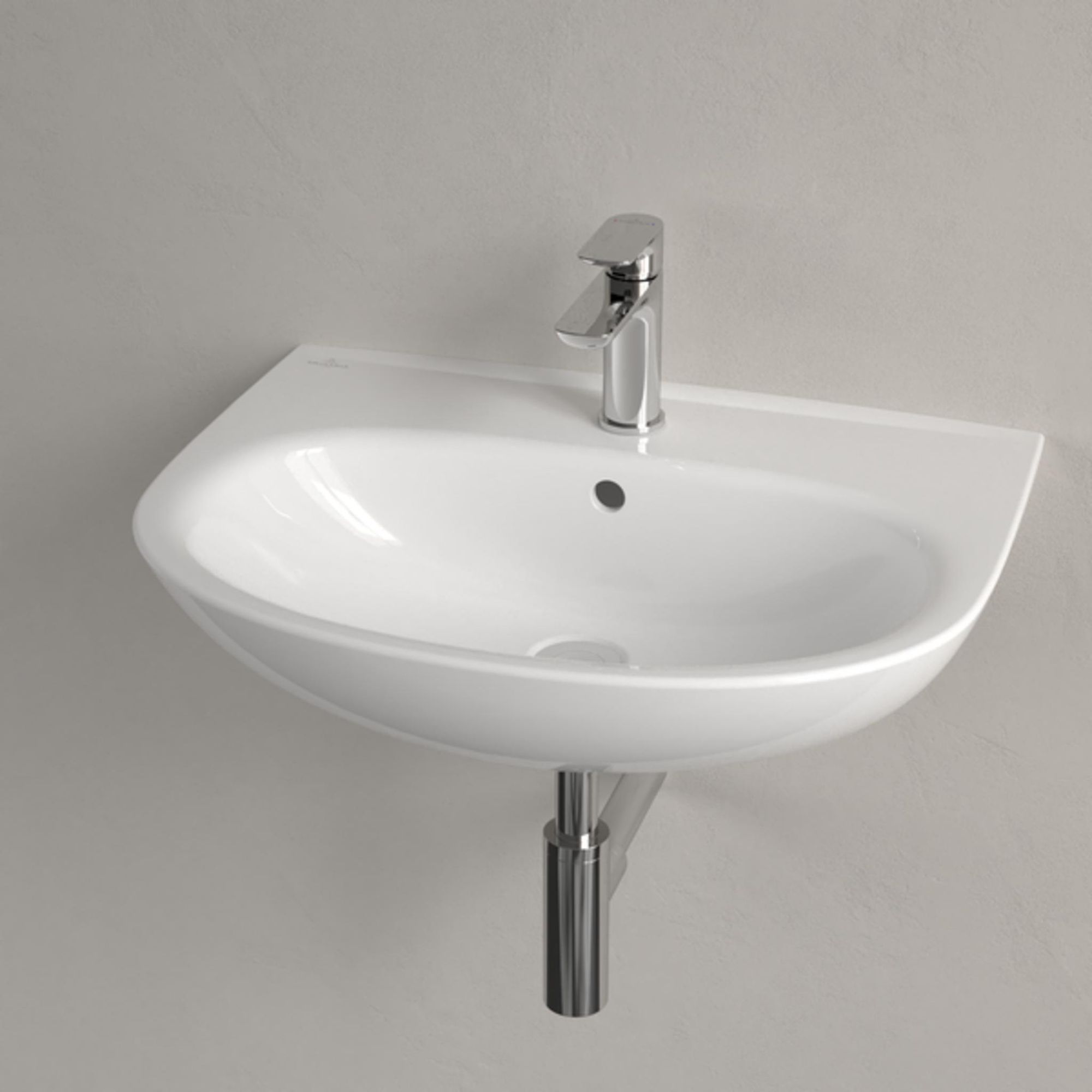 VILLEROY & BOCH O.NOVO Waschbecken oval 65 cm, weiß