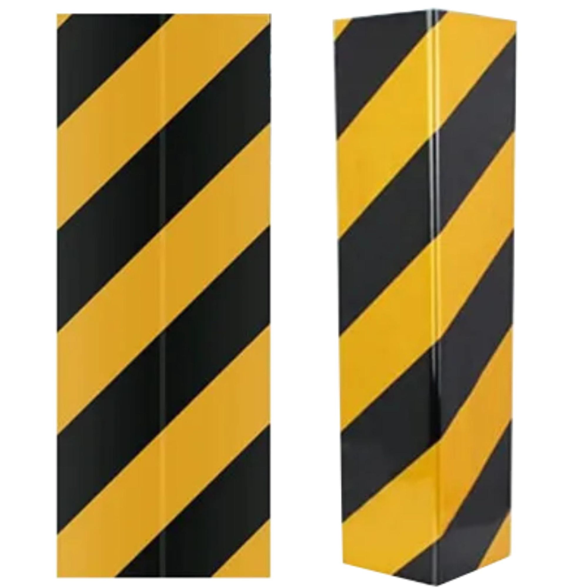Eckenschutz Garage 50x20x1,5cm, reflektierender Kantenschutz selbstklebend, Wandschutz Schaumstoff für Parkplatz & Auto, EVI Garage Protector C50
