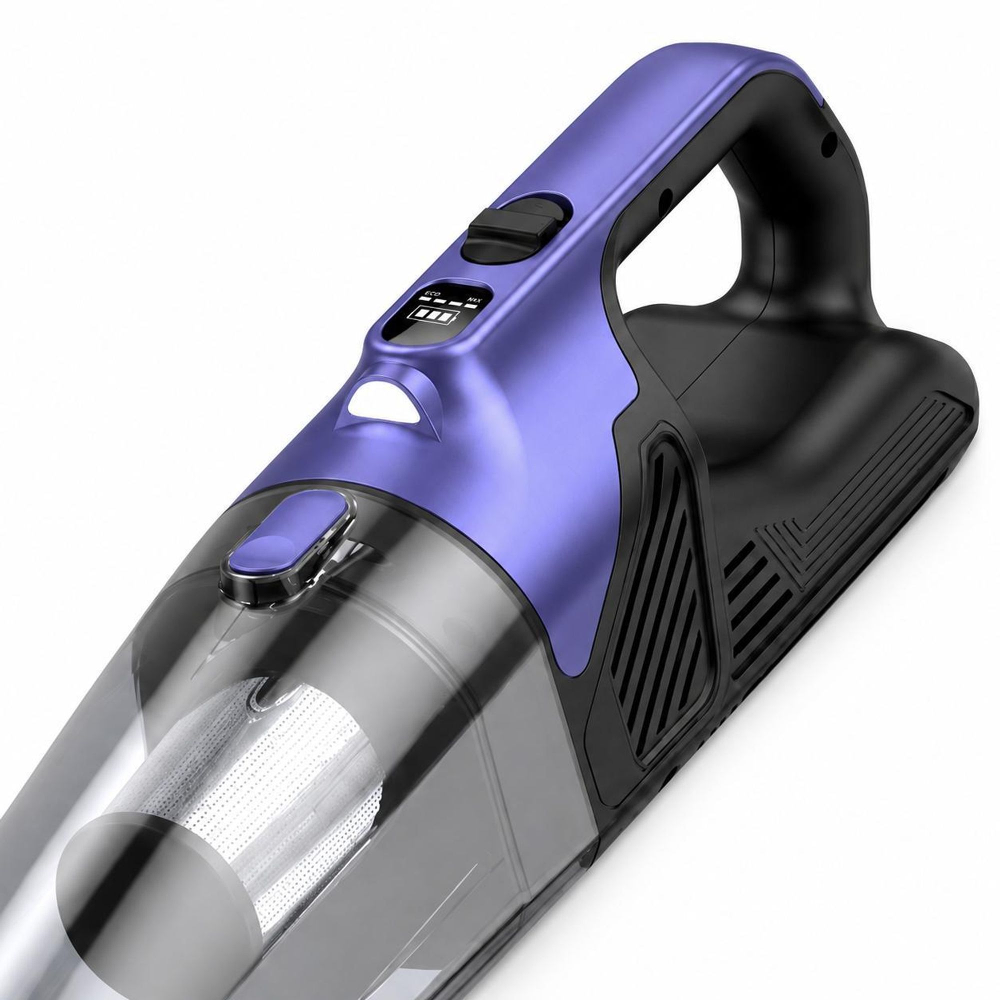 Handstaubsauger Kabellos, 20000Pa Akku Staubsauger für Tierhaare, High-Performance, LED-Licht, 10400mAh, 720ml Staubbehälter, für Sofa, Auto, Treppe