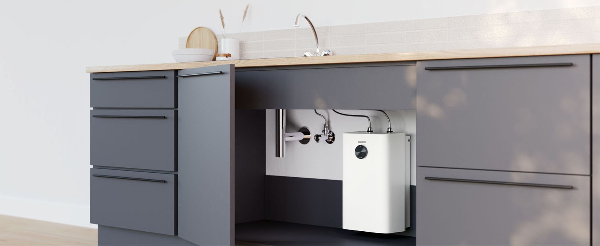 Kleinspeicher UFP 5 Trend + Armatur TWS-W
