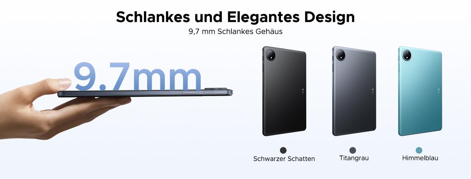 POCKAM P10 48(8+40)GB+128GB, 10 Zoll, Android 16, 7000mAh, mit Tastatur/Maus/Stift/Hülle usw, BT5.0, 5G WiFi, Gemini AI, 3.5mm Kopfhöreranschluss