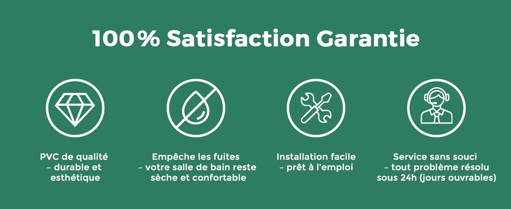 S'AFIELINA Joint de rechange Déflecteur d'eau Joint de douche Protection anti-vibrations Cabine de douche Bain 7-8mm Verre 80cm