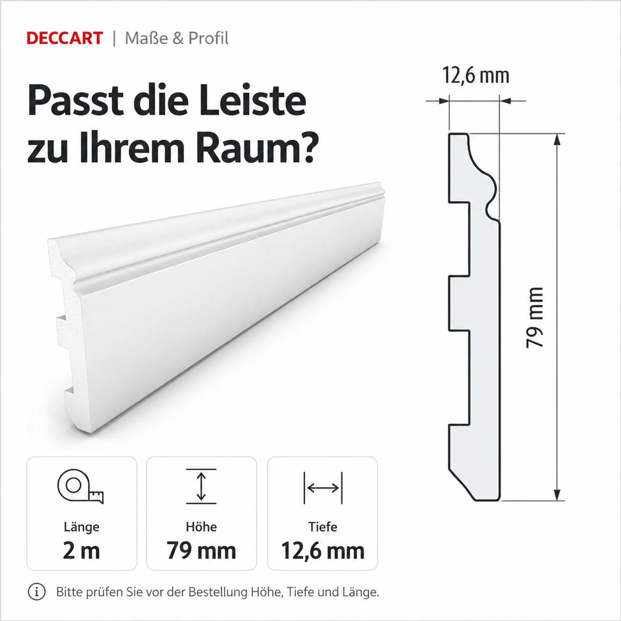 Profil + genaue Maße