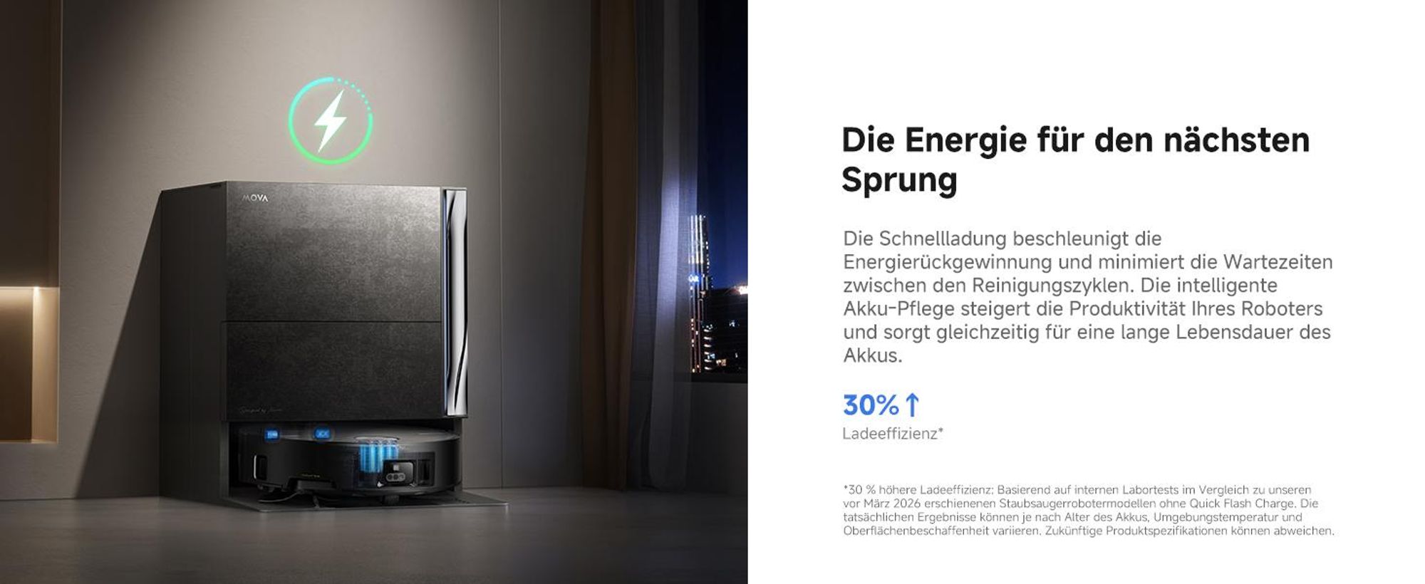 MOVA Z70 Ultra Roller Complete Saug- und Wischroboter mit automatischer Entleerung, selbstreinigendem Walzenmopp, 36.000 Pa