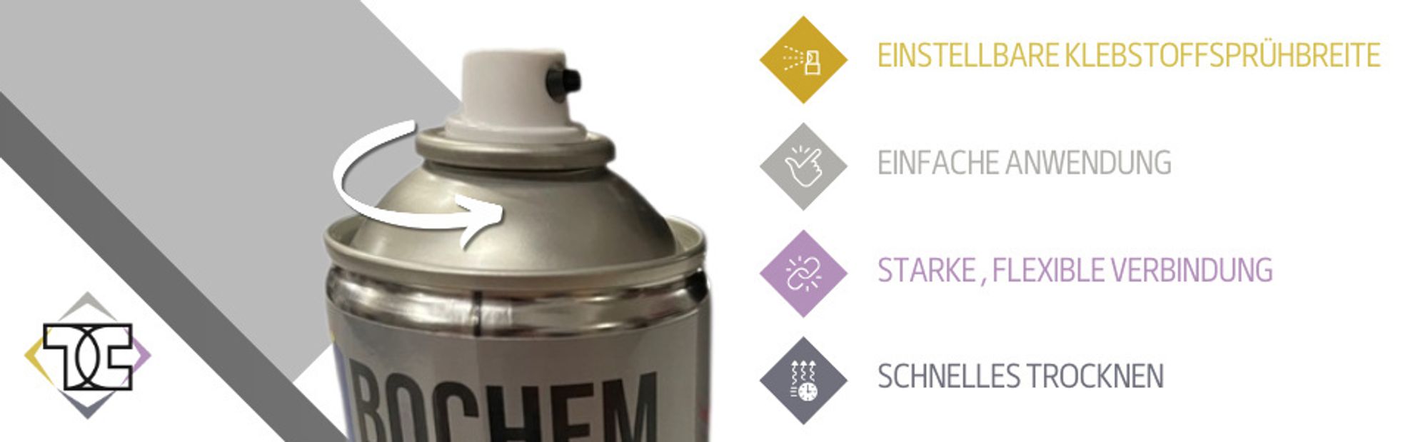 TAPHICEROS Filz Sprühkleber Klebstoff, Universal Adhesives, Stark, Flexible Verbidung, 12x 500ml, 12 Stück