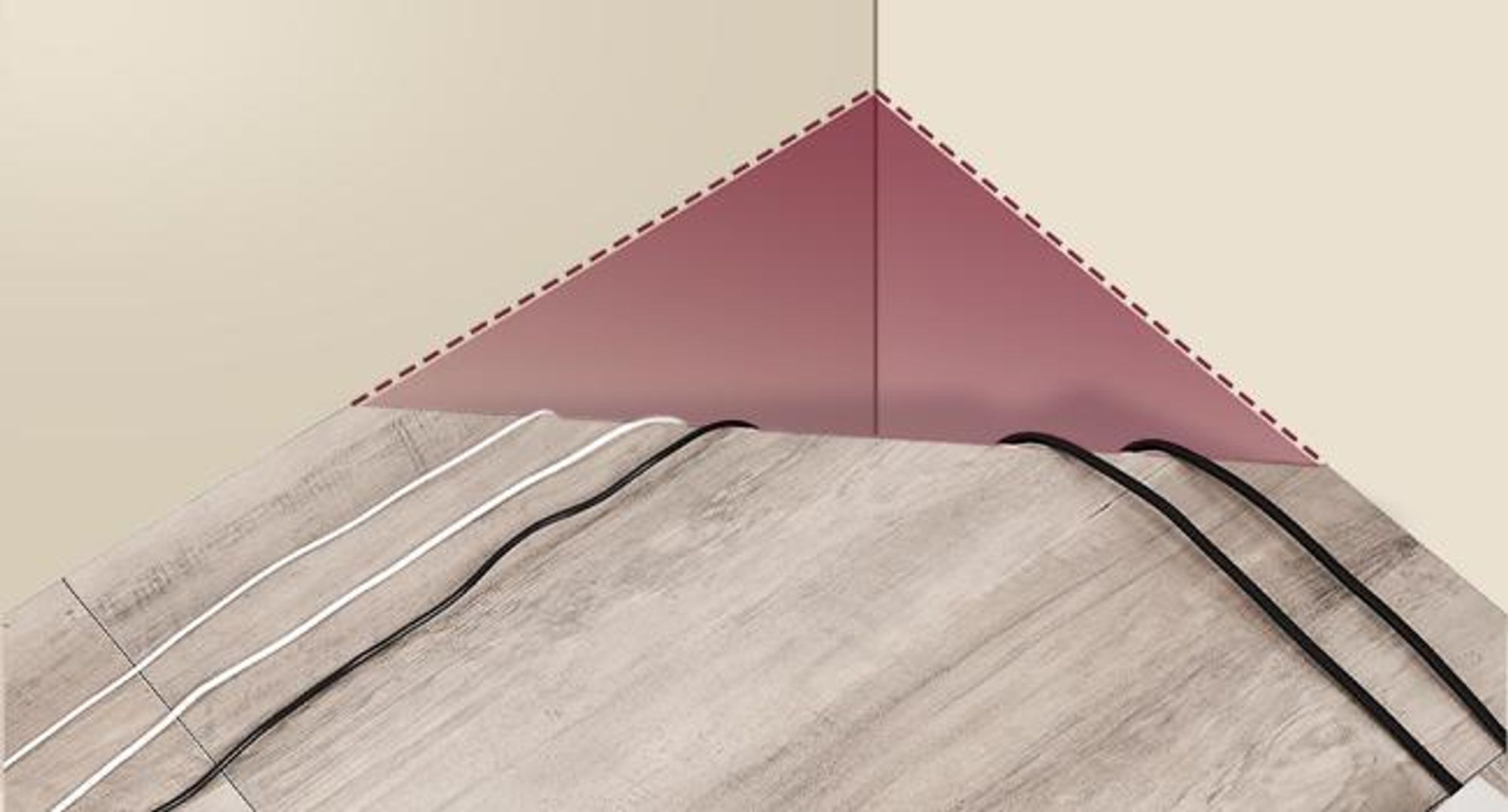 VASAGLE Eckschreibtisch, L-förmiger Computertisch, 140 x 140 cm, für Büro, einfacher Aufbau, greige-schwarz