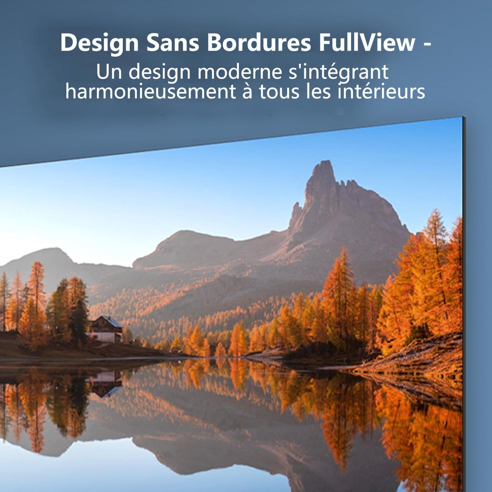 Hikers 43Z1 Téléviseur Smart TV - Écran 43 pouces Résolution FHD 1920*1080 Soutien Android Qualité Sonore Dolby Atmos - Noir