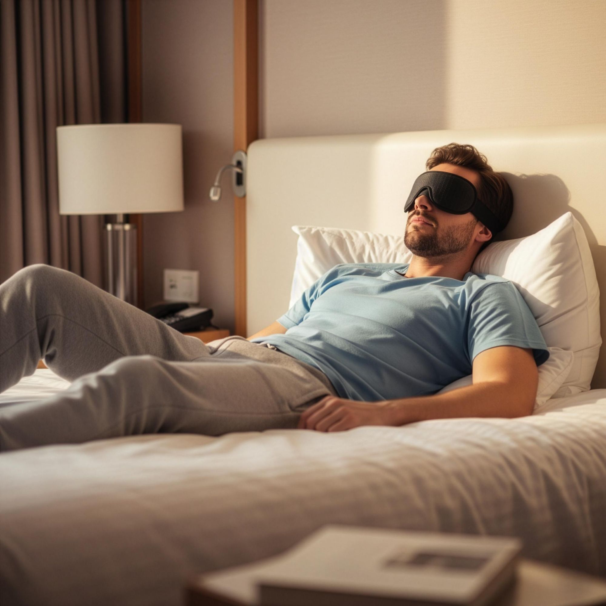 Schlafmaske 3D für Damen & Herren, Augenmaske Verdunkelnd aus Memory Foam, ergonomische Nachtmaske atmungsaktiv & druckfrei, EVI DESIGN Somnia