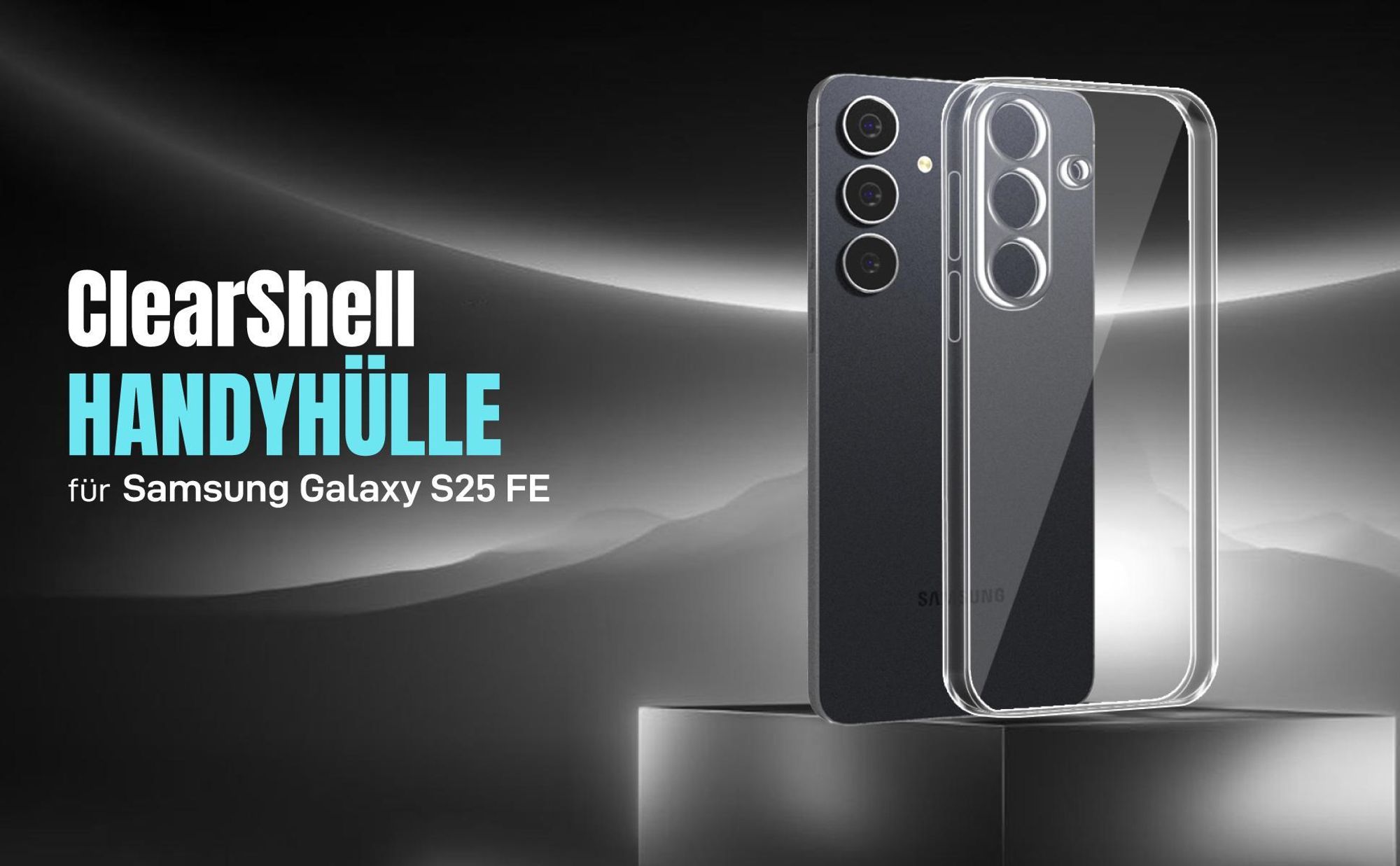 Transparente TPU Handyhülle mit optimiertem Schutz für Samsung Galaxy S25 FE