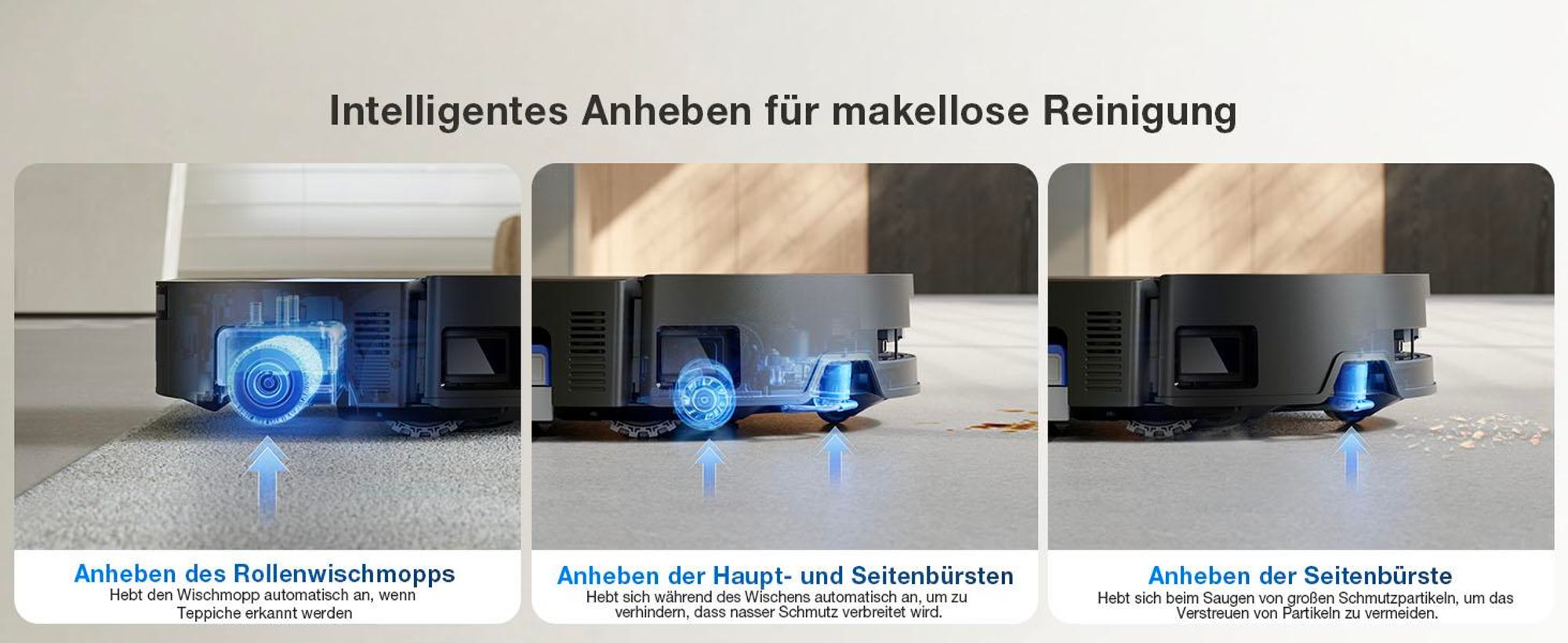 ECOVACS DEEBOT X9 PRO Omni Staubsauger Roboter mit Wischfunktion, 16.600 Pa, OZMO Roller, All-in-One Omni Station, YIKO-GPT Saugroboter, Schwarz