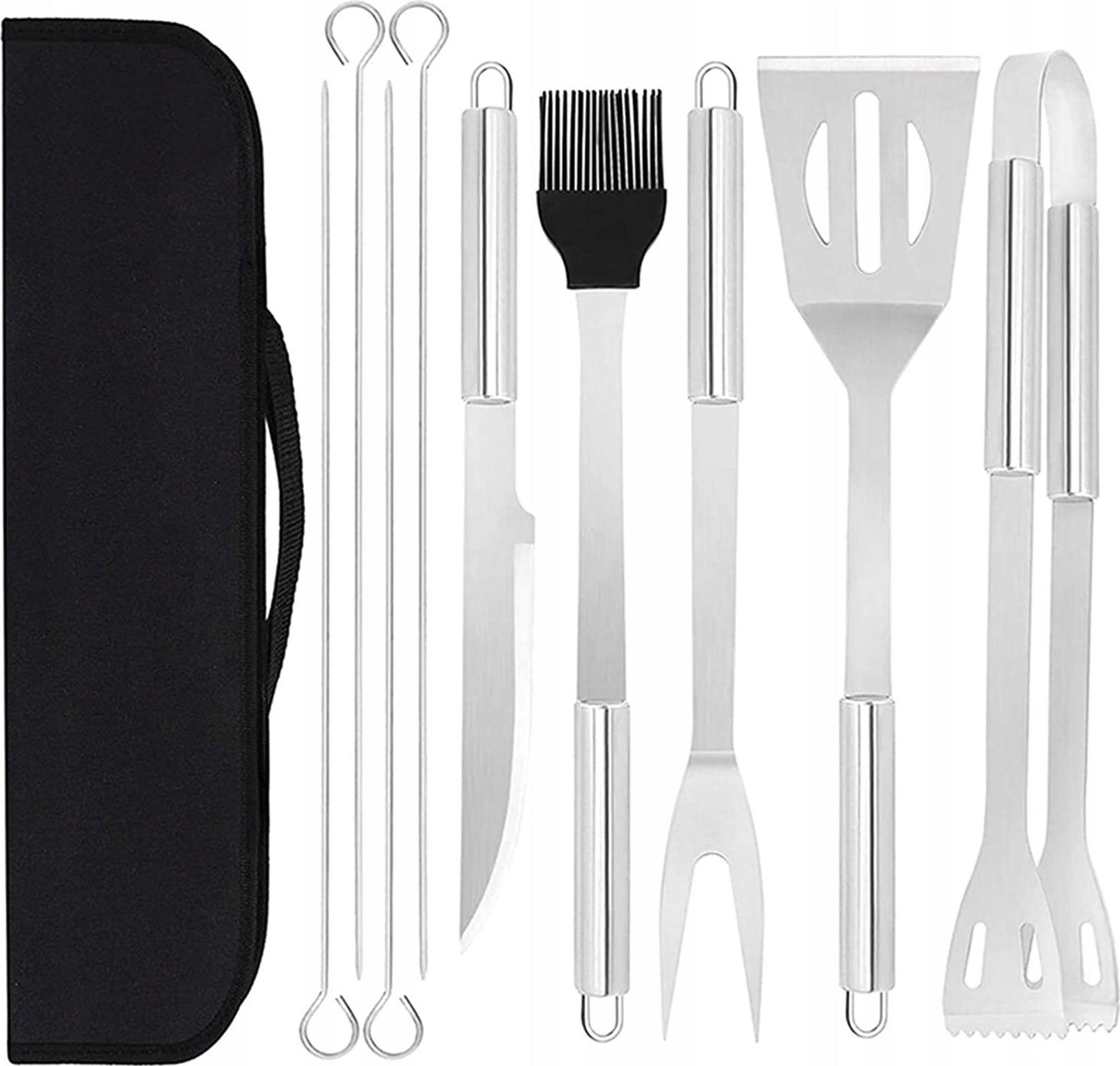 GEKO | Grill Set,10tlg, Grillset Edelstahl Grillbesteck