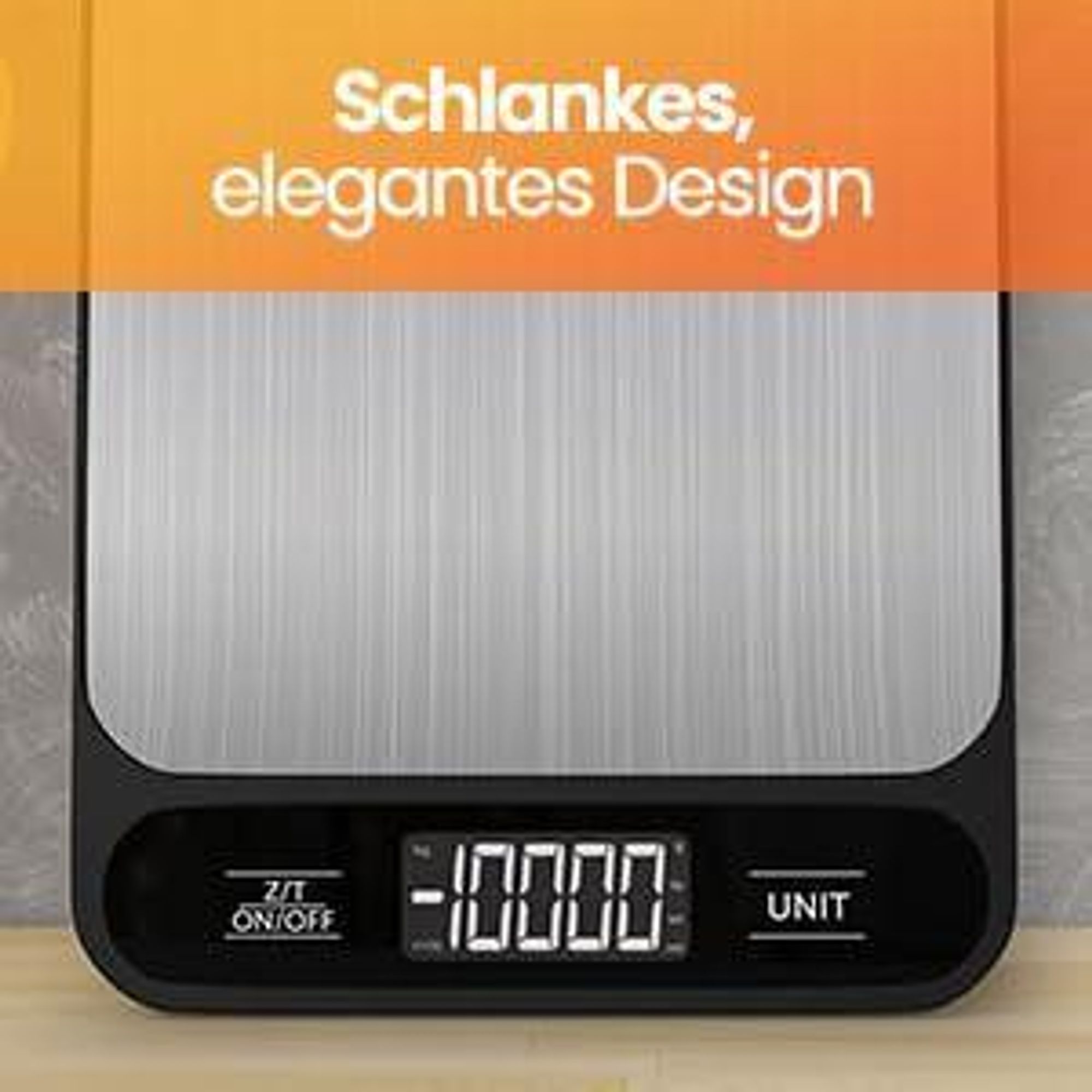 Strex Küchenwaage Digital - Küchenwaage - 1g bis 10kg - Tara-Funktion - Inklusive Batterien - Schwarz