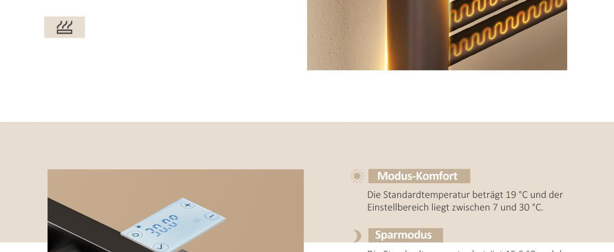 EMKE Elektrischer Handtuchheizkörper 1200×540 mm, 600W Badheizkörper mit Touch-Timer, Wochenprogramm Handtuchtrockner & Handtuchwärmer, Schwarz
