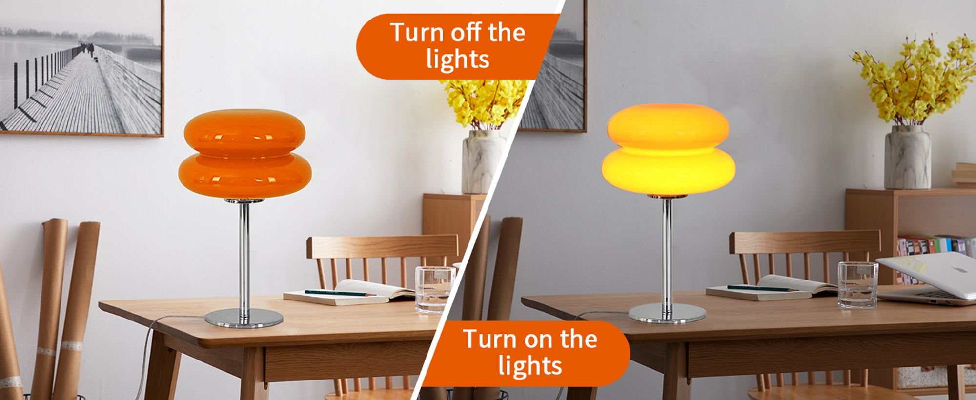Nachttischlampen, LED Tischlampe, Dimmbare kuppelförmige Tischleuchte, 3 Lichtfarben Schreibtischlampe, Dekotischlampe, USB Nachttischlampe
