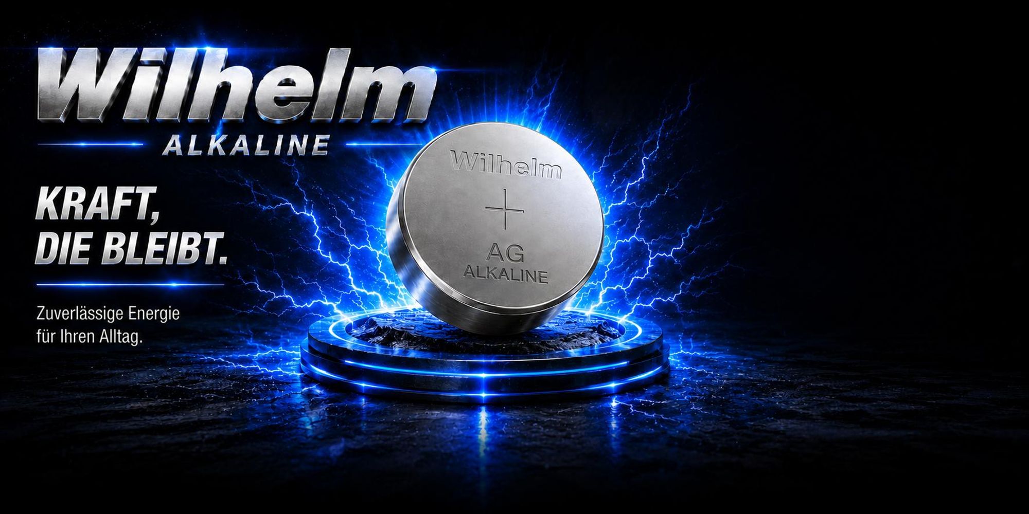 10 x Wilhelm AG 13 /147/LR44/SR44W/357/LR1154/V13GA Qualitätsbatterien 1,5 V Alkaline