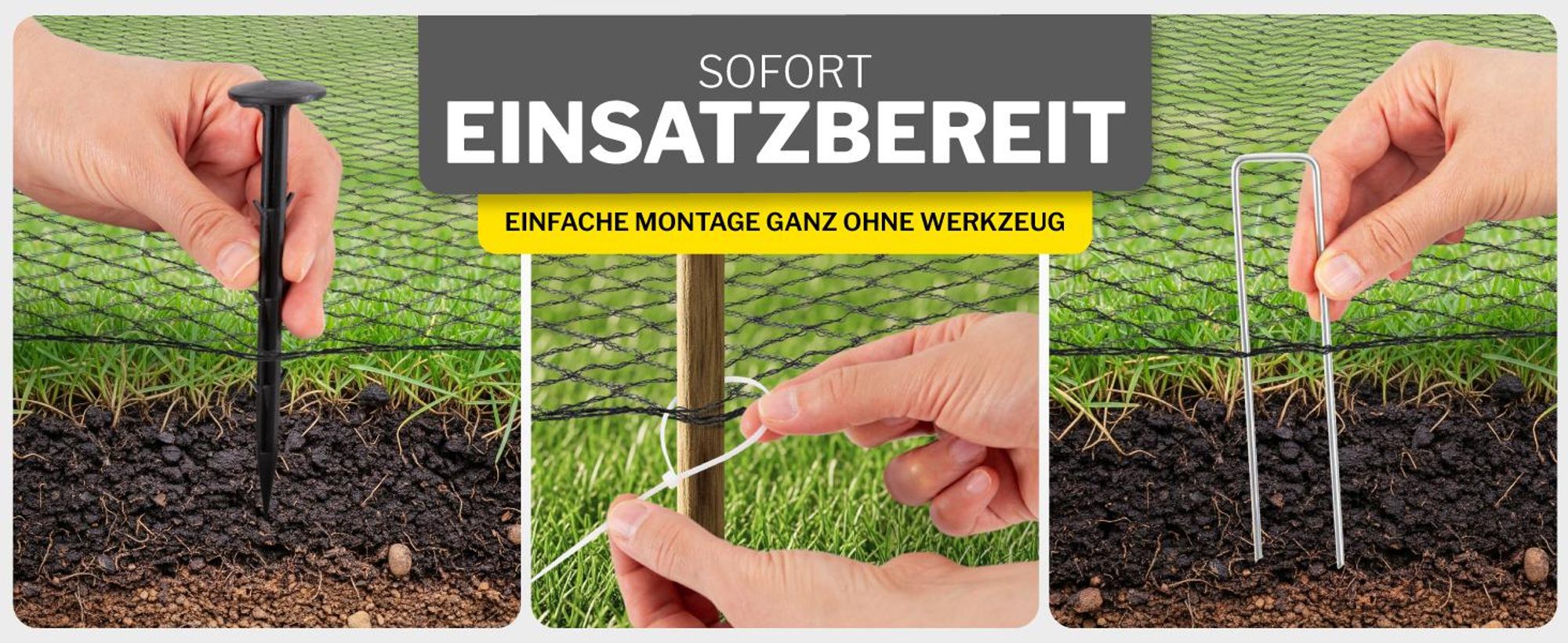horizont Teichnetz | feinmaschig | schwarz | 5 x 2 m