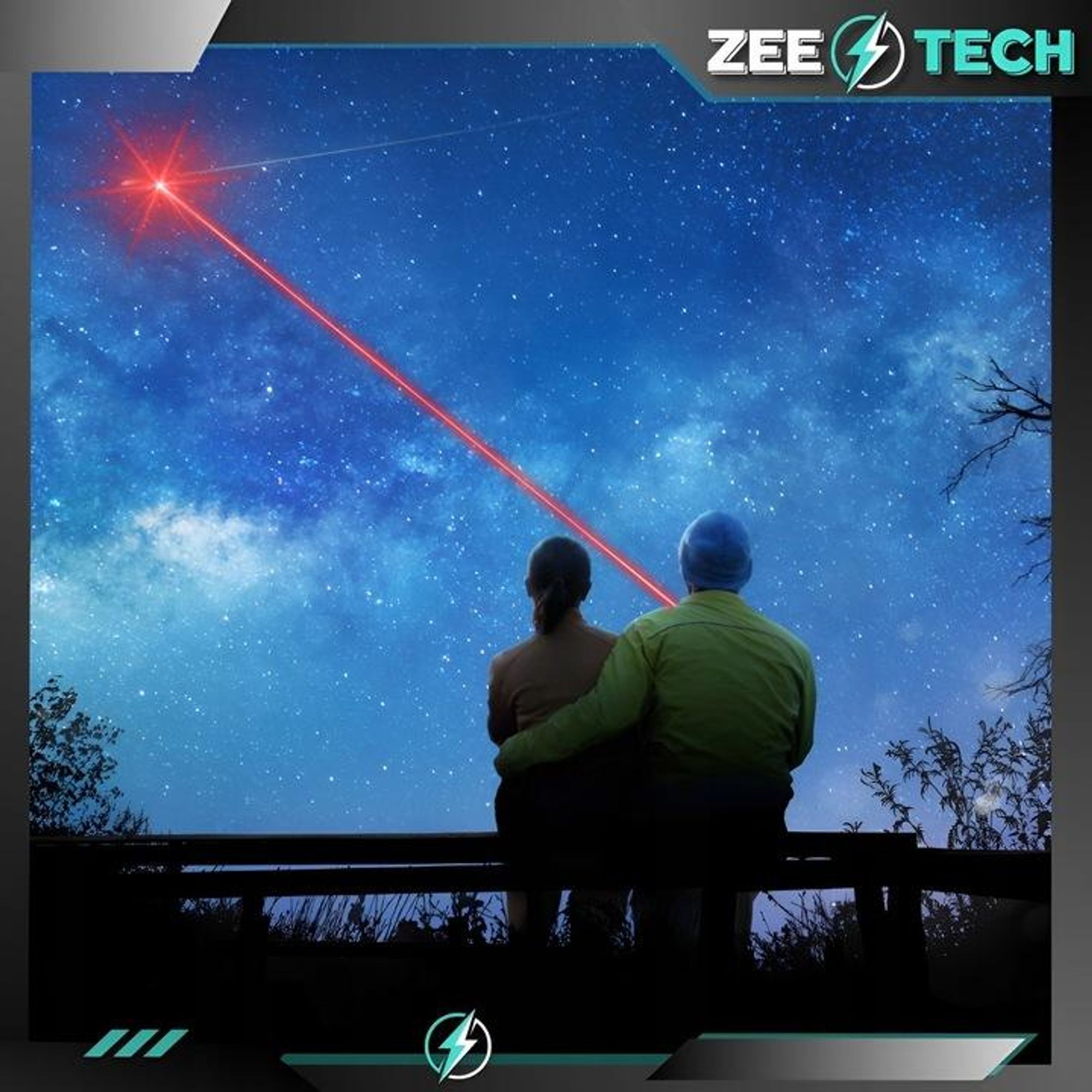 Laserzeiger Rot Usb Starker Pointer Grosse Reichweite Akku