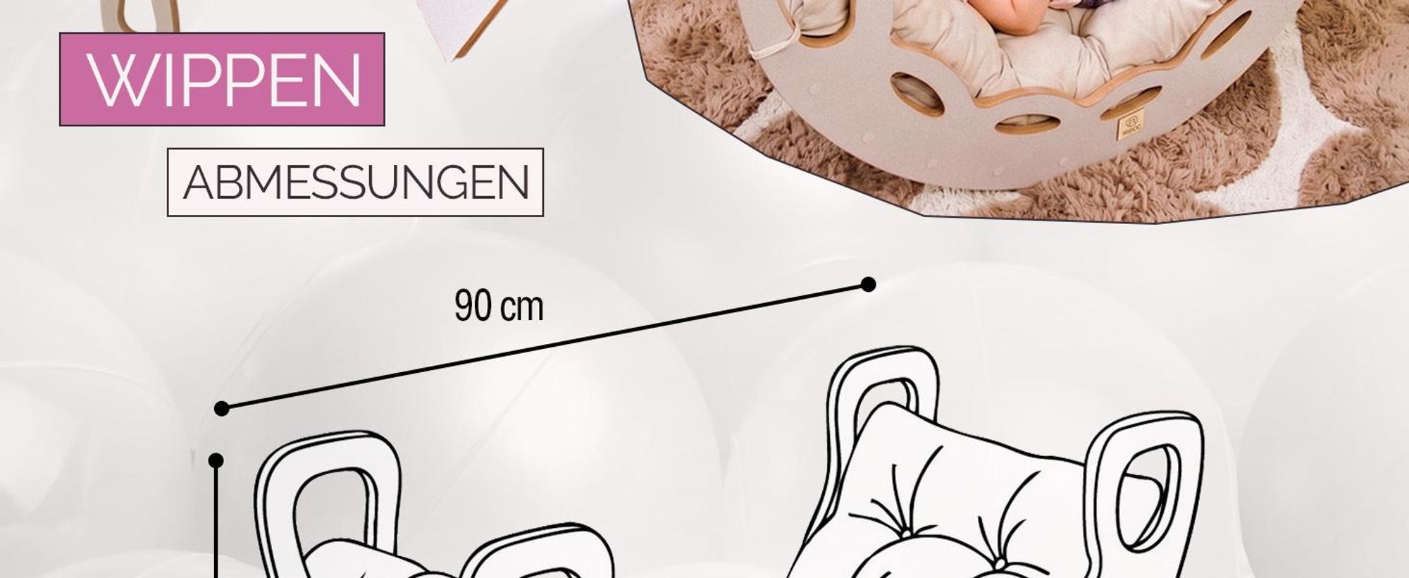 MISIOO Klettergerüst Indoor ab 1 Jahr, Montessori Kletterbogen 4in1 mit Rutsche, Kletterwand & Kissen, Holz Spielzeug für Baby und Kinder