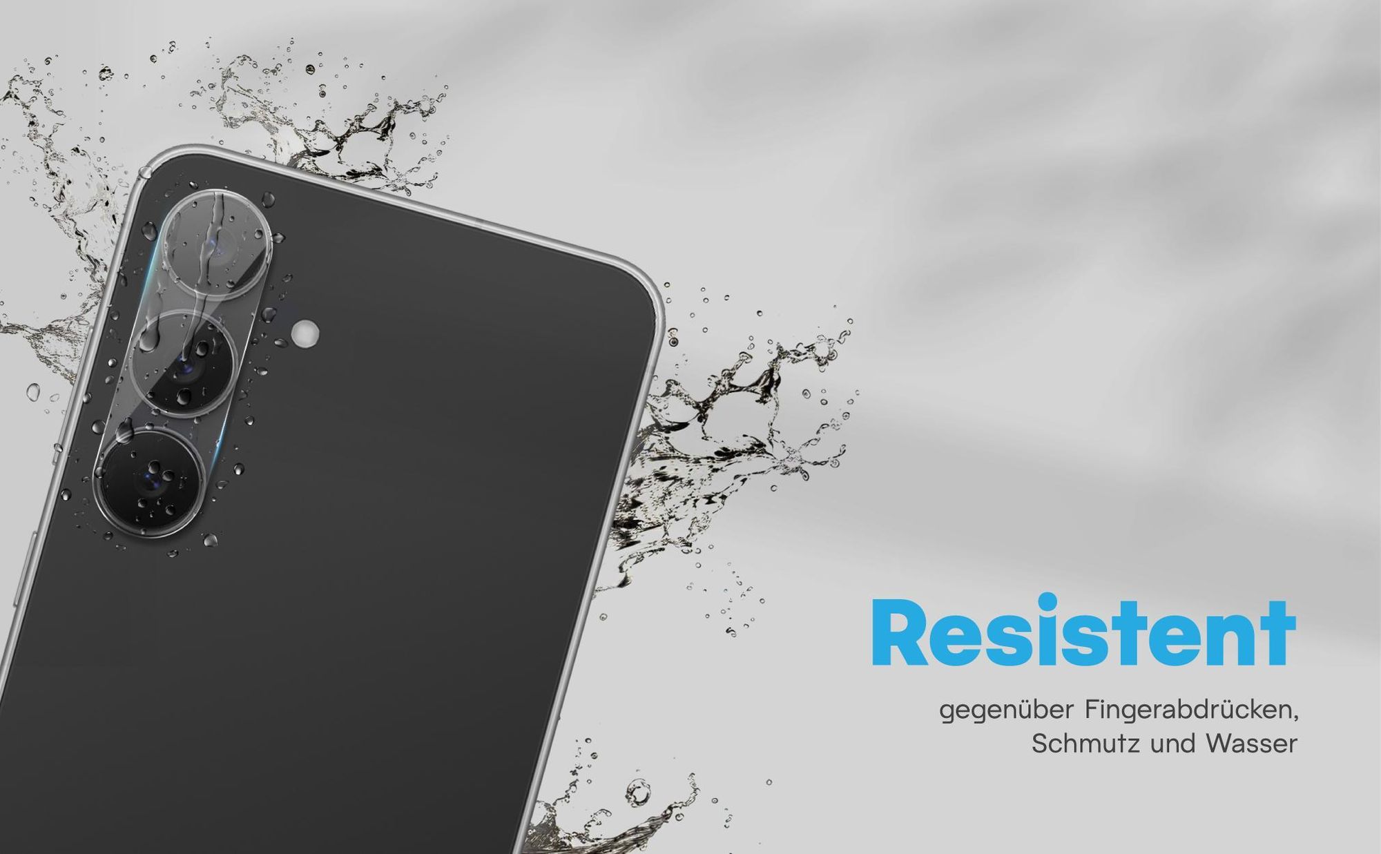 Zweierpack Kameragläser für Samsung Galaxy S26 - Resistent gegen Fingerabdrücke