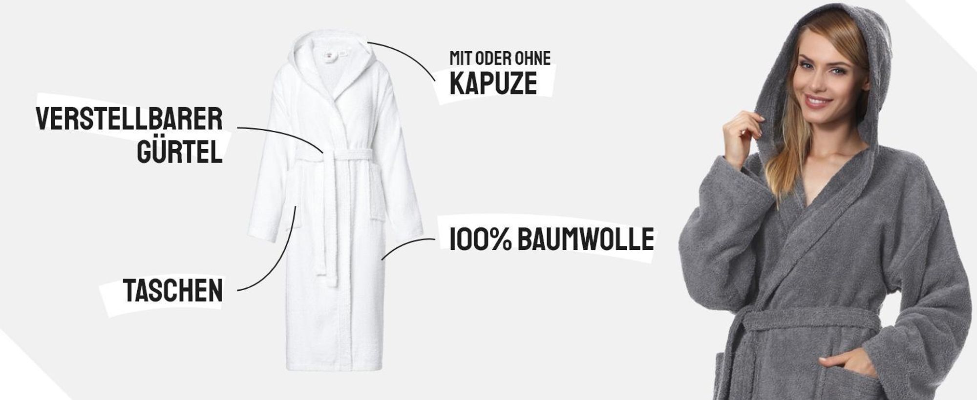Ladeheid Damen Frottee Bademantel aus 100% Baumwolle LA40-193 (Weinrot-27 (Gramatur 400), XL)