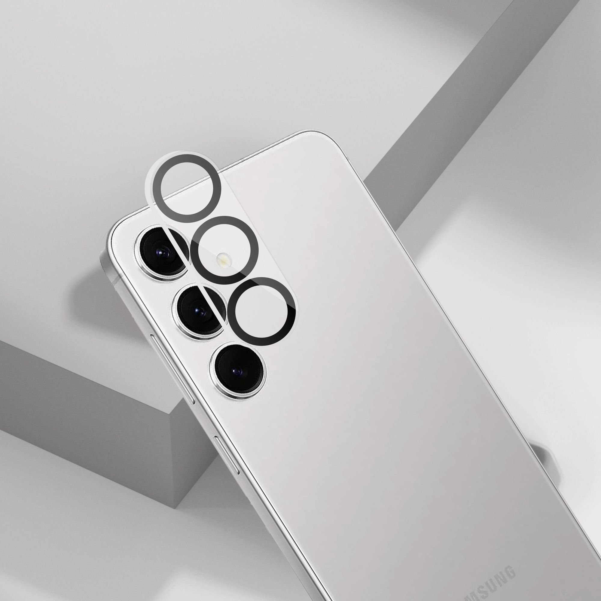 alkaya. Samsung Galaxy S24+ Linsenschutz, Kameraschutzglas, Handykameraschutz - Transparent